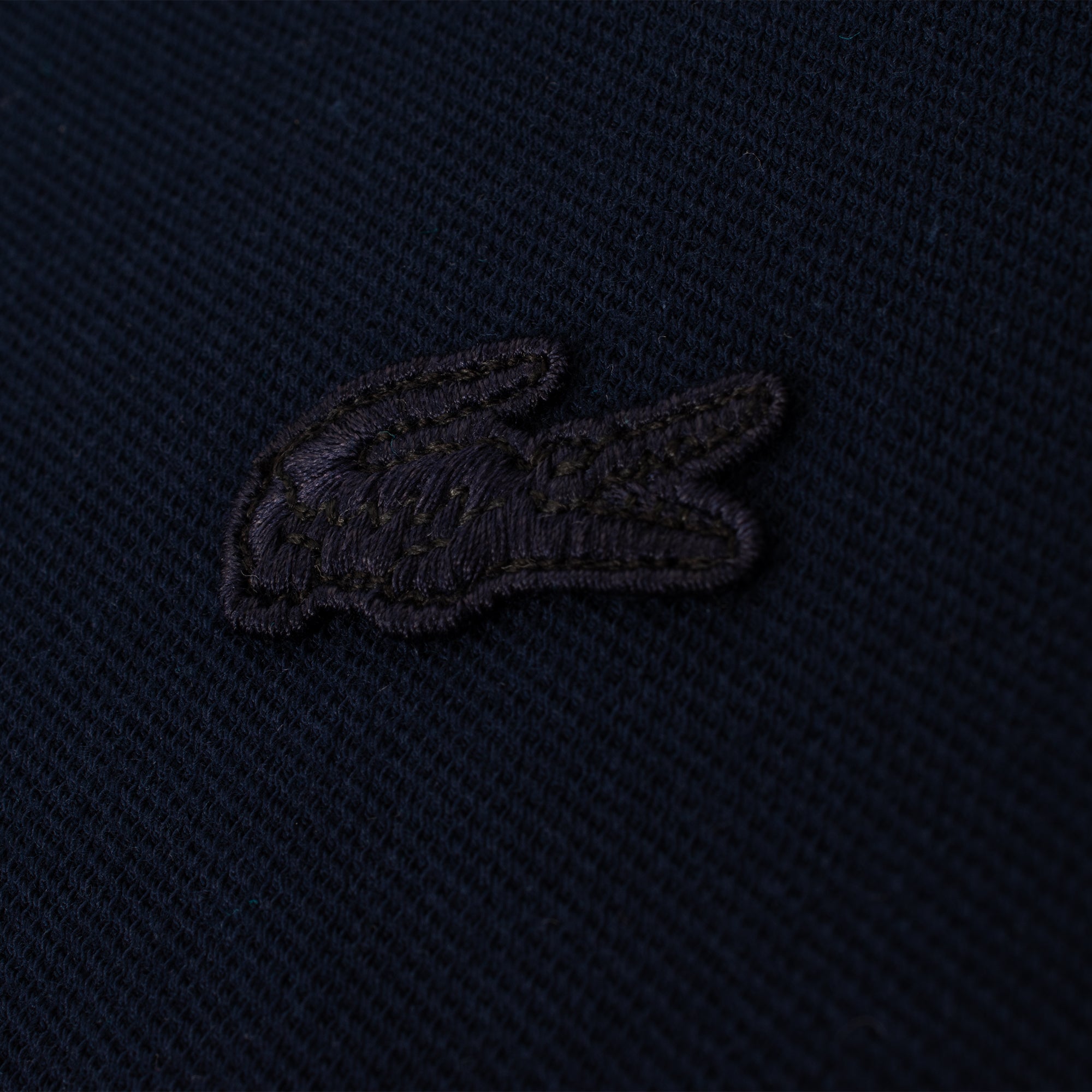 Mens Lacoste Paris Contrast Trim Polo Shirt Navy