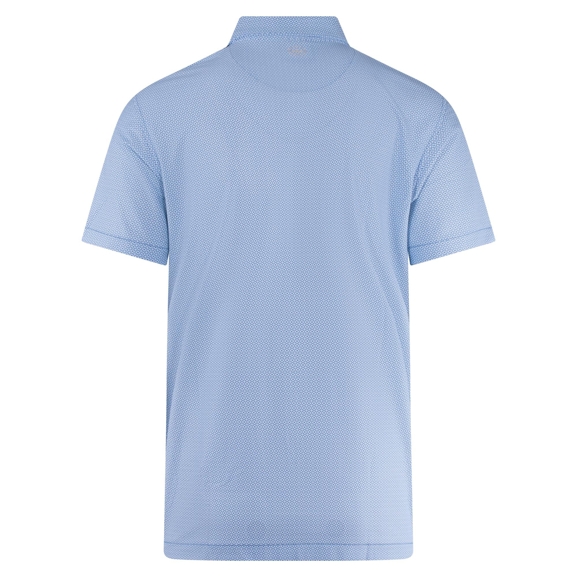 Back product image of Peter Millar Costa Geo Performance Polo Shirt – designer mens golf polo
