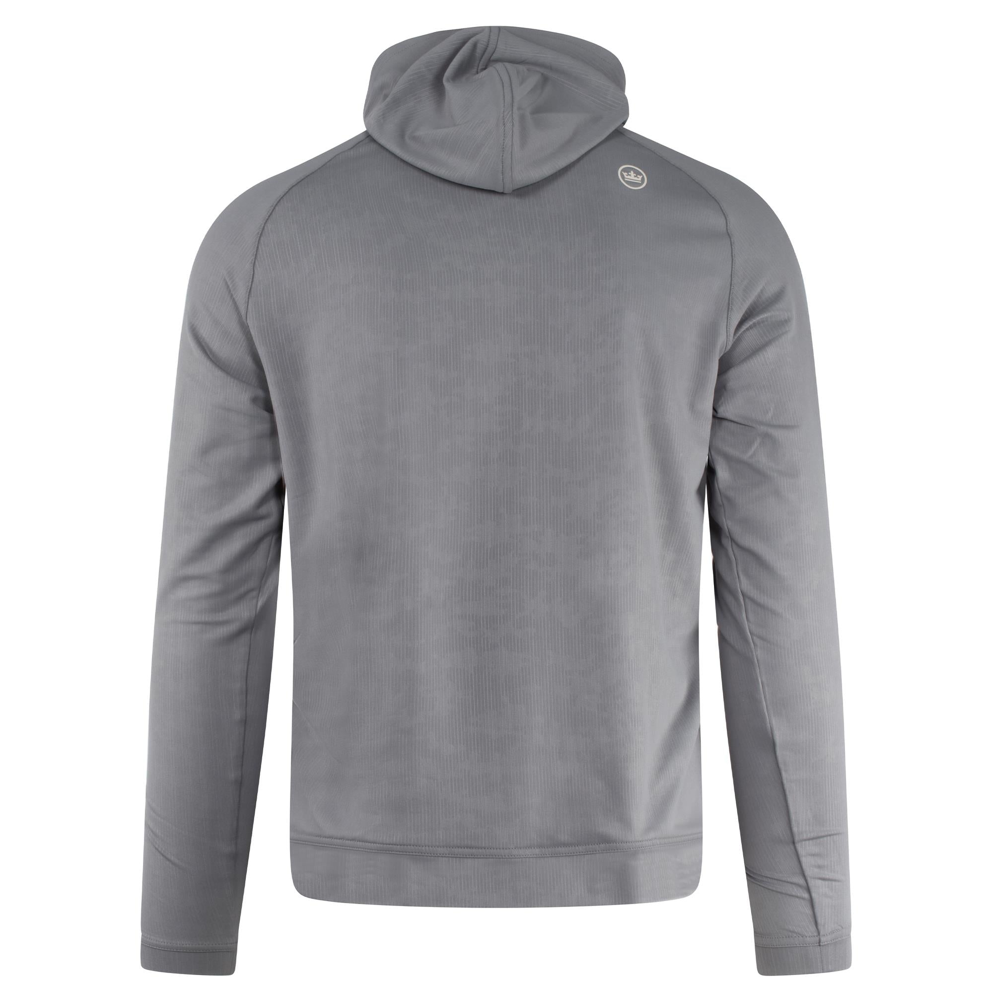 Back product image of Peter Millar Pine Camo Performance Hoodie – designer golf hoodie for men
