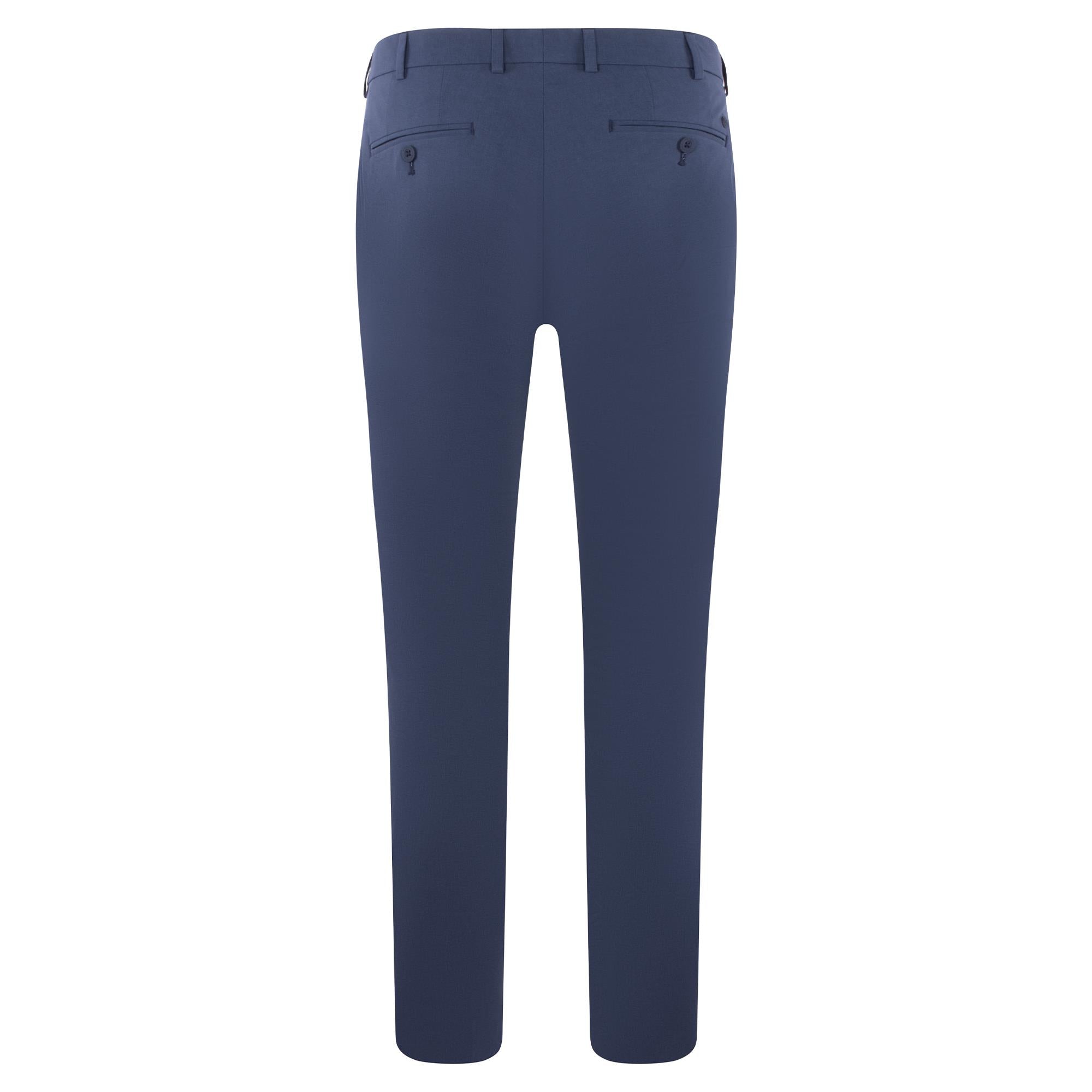 Rear shot of Peter Millar Surge Trousers in Navy – designer golf trousers for men