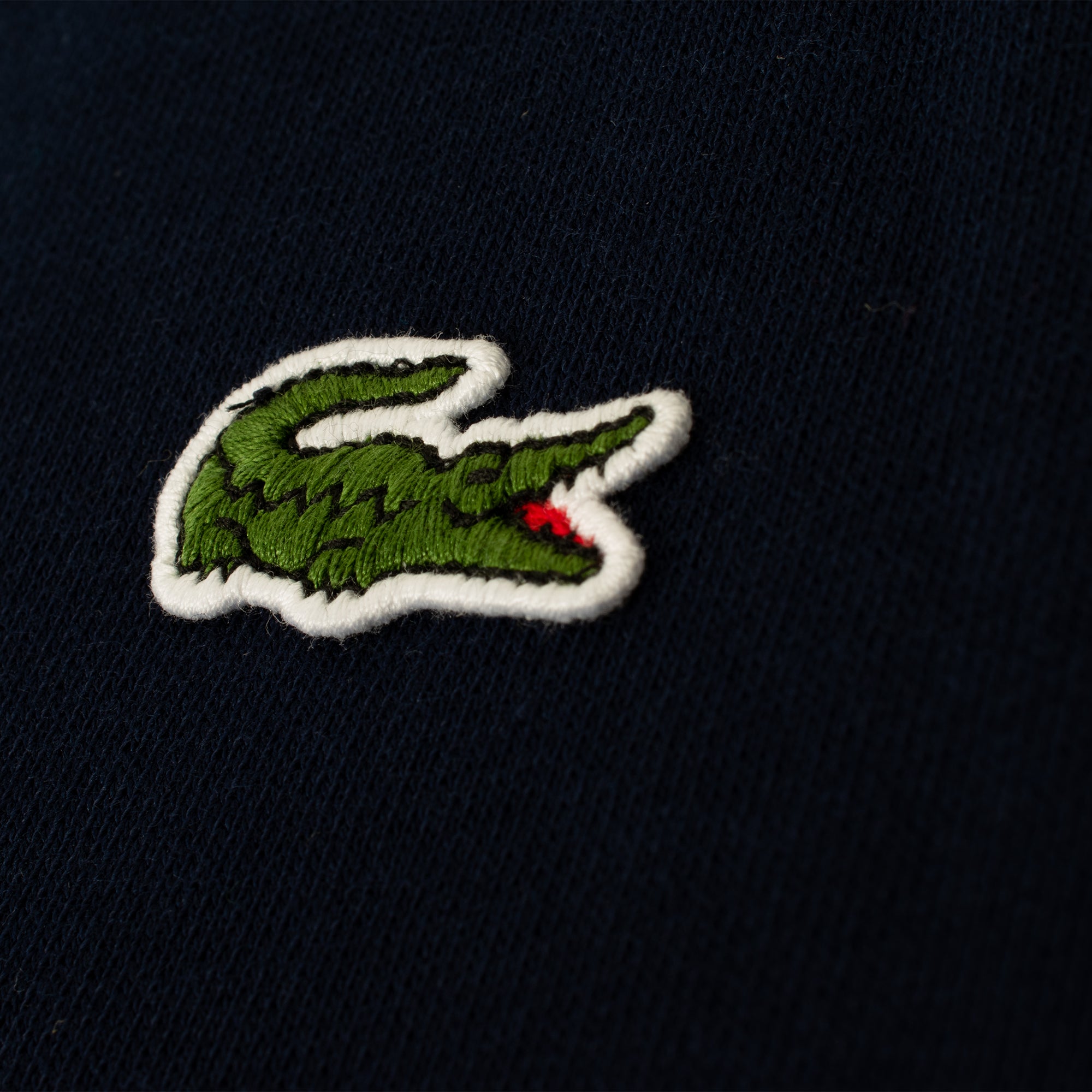 Lacoste Regular Fit Brushed Fleece Full Zip Sweatershirt Navy