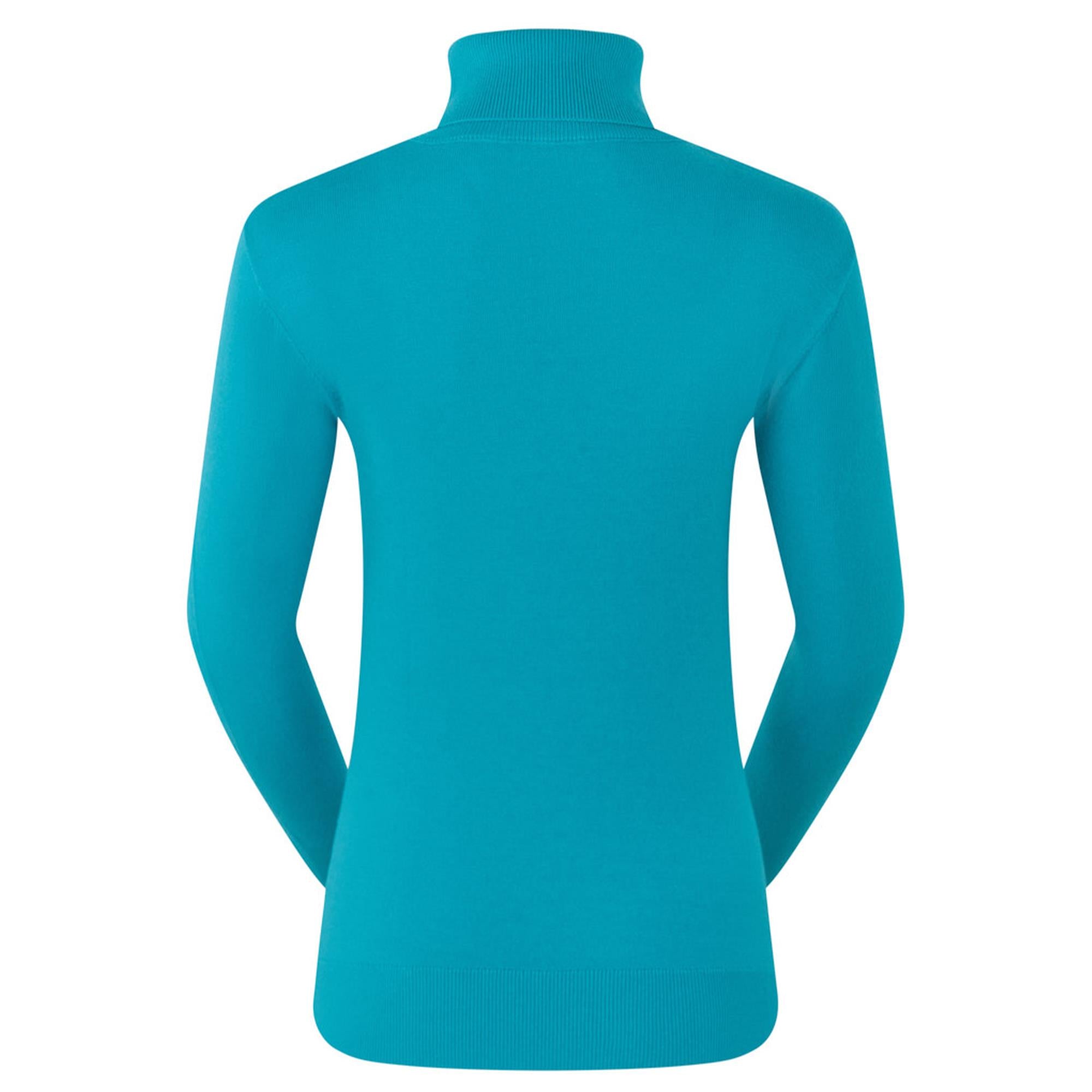 Pure Golf Glow Ladies Golf Roll Neck Tourmaline Leopard