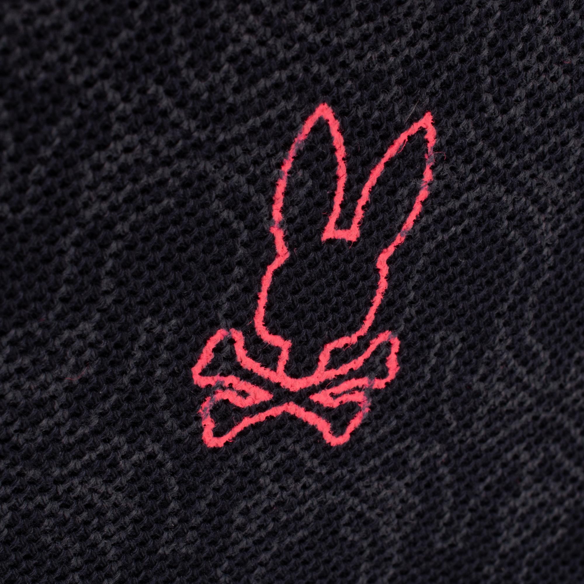 Psycho Bunny Belmont AOP Pique Polo Shirt Navy