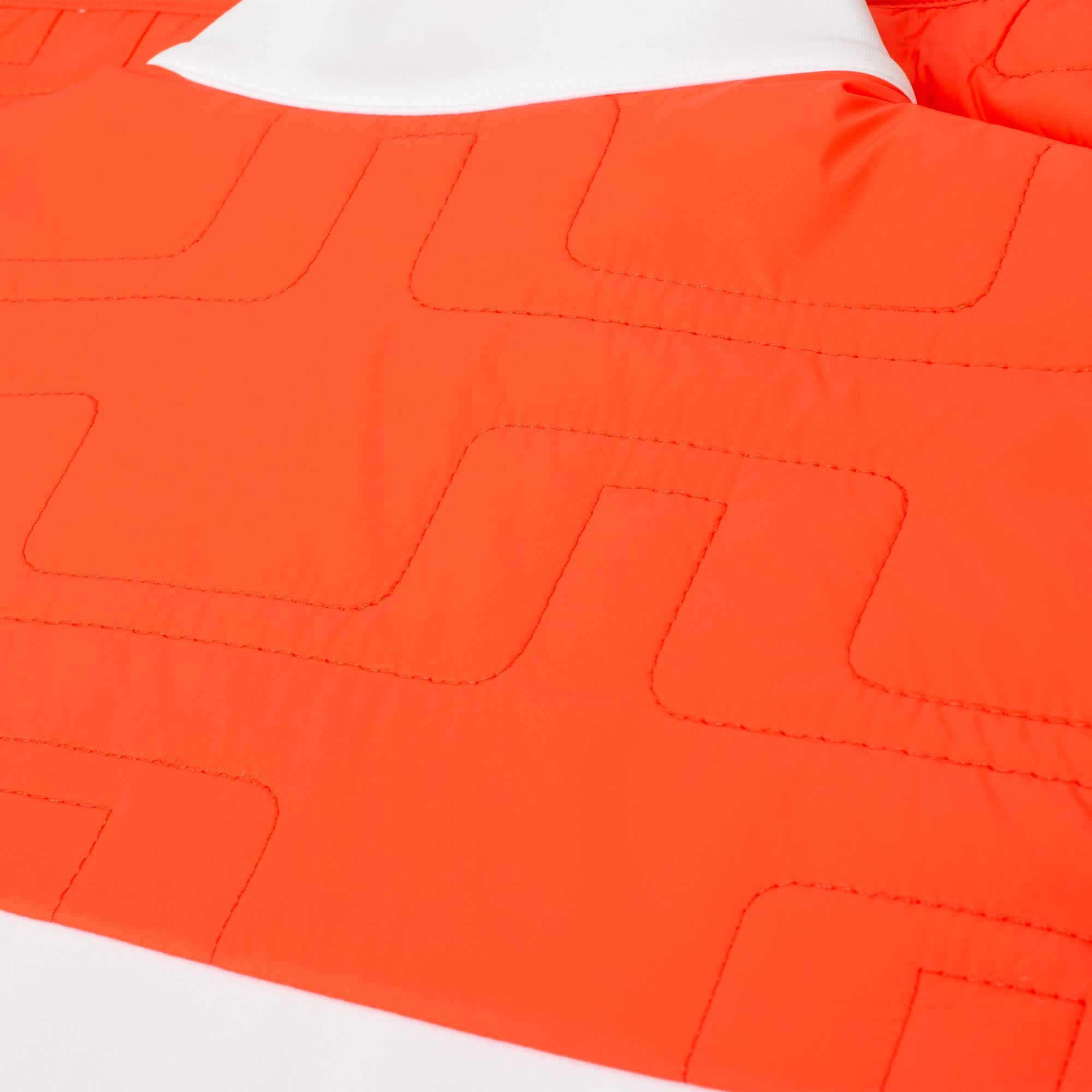 J Lindeberg Stefania Hybrid Ladies Golf Jacket Hot Coral