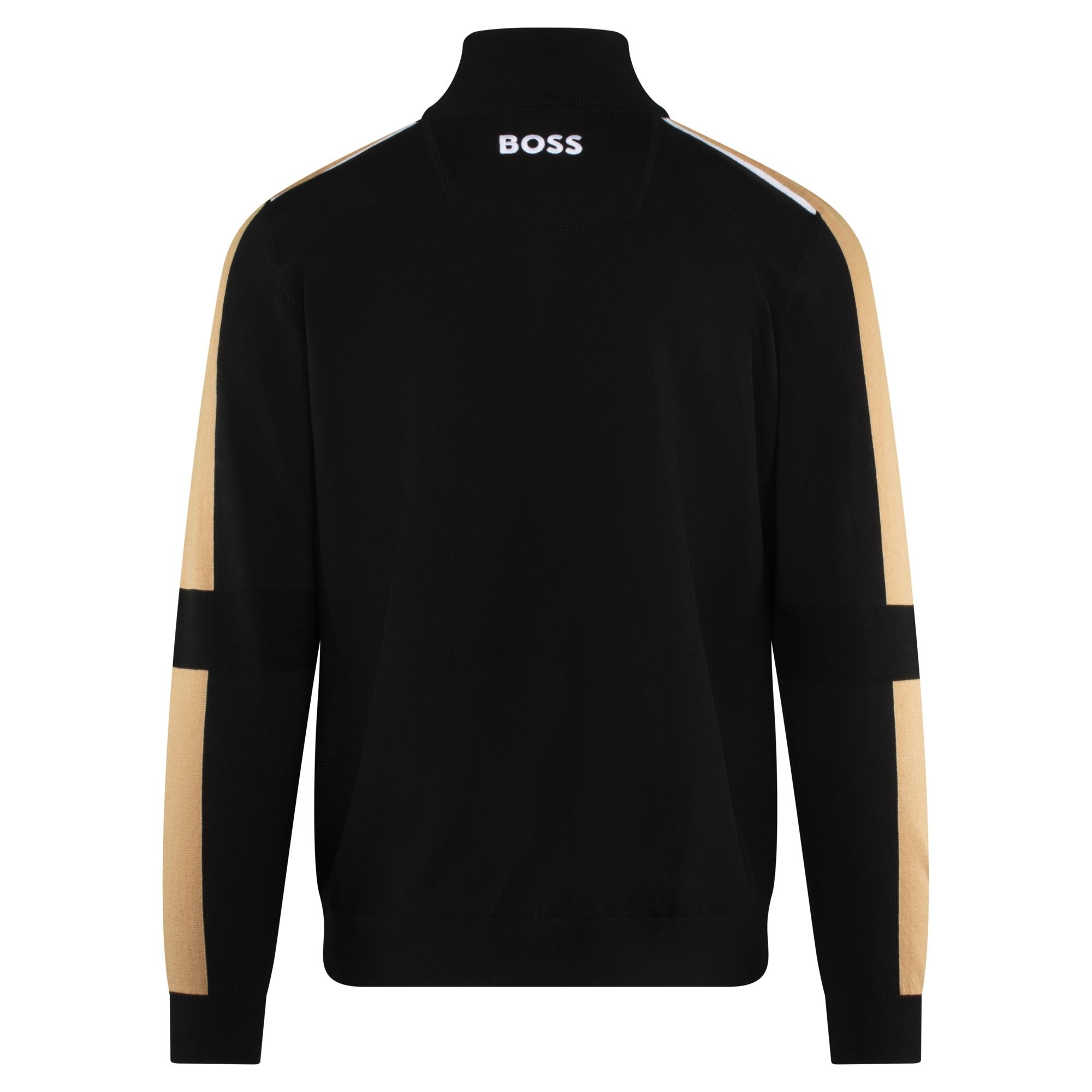 Boss Zelchior-X Quarter Zip Sweater Black