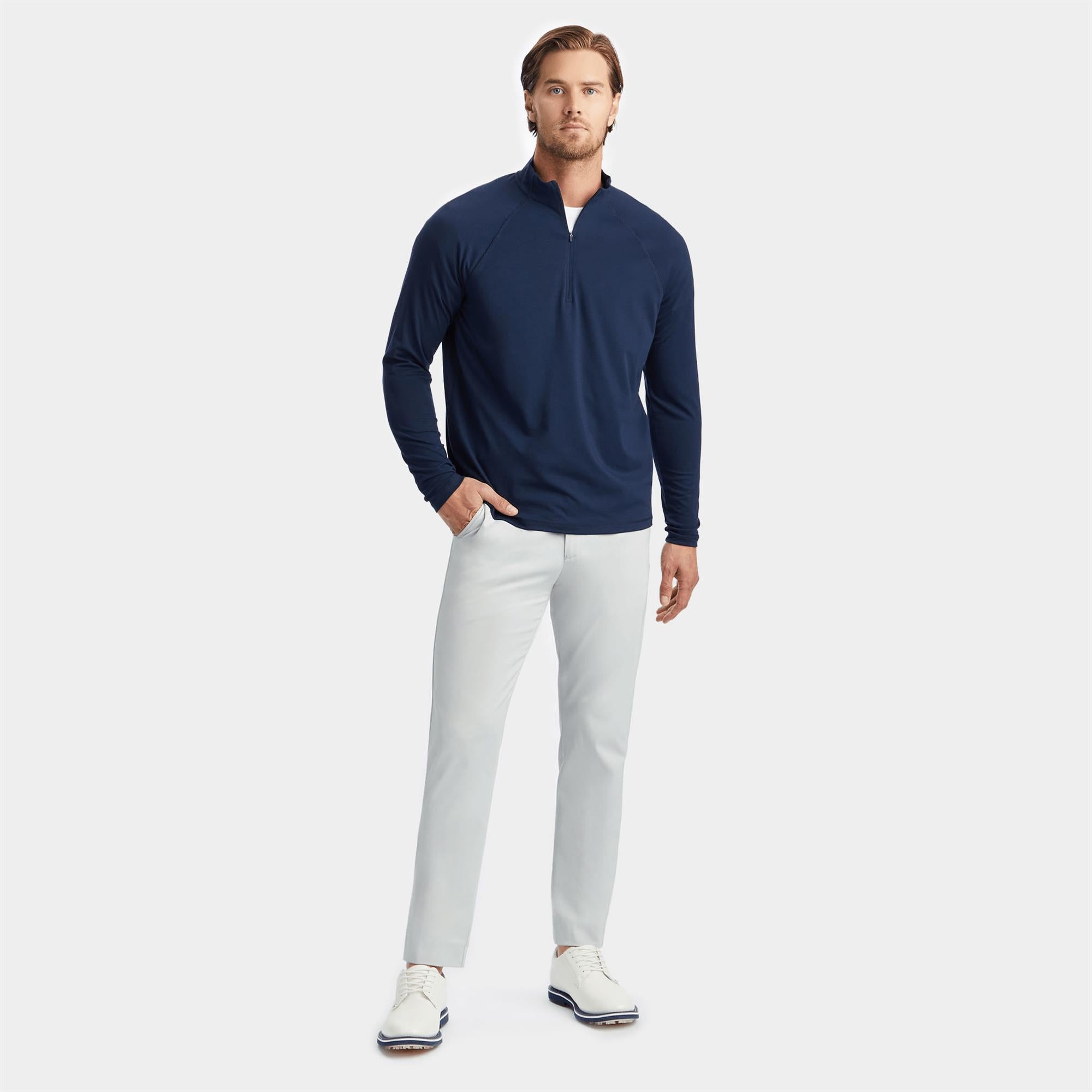 G/FORE Luxe Quarter Mid Layer Navy