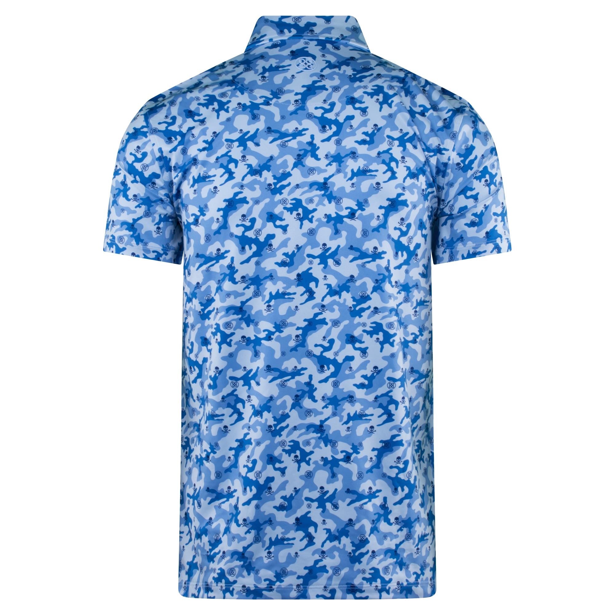 G/FORE Mapped Icon Camo Tech Jersey Polo Shirt Baja