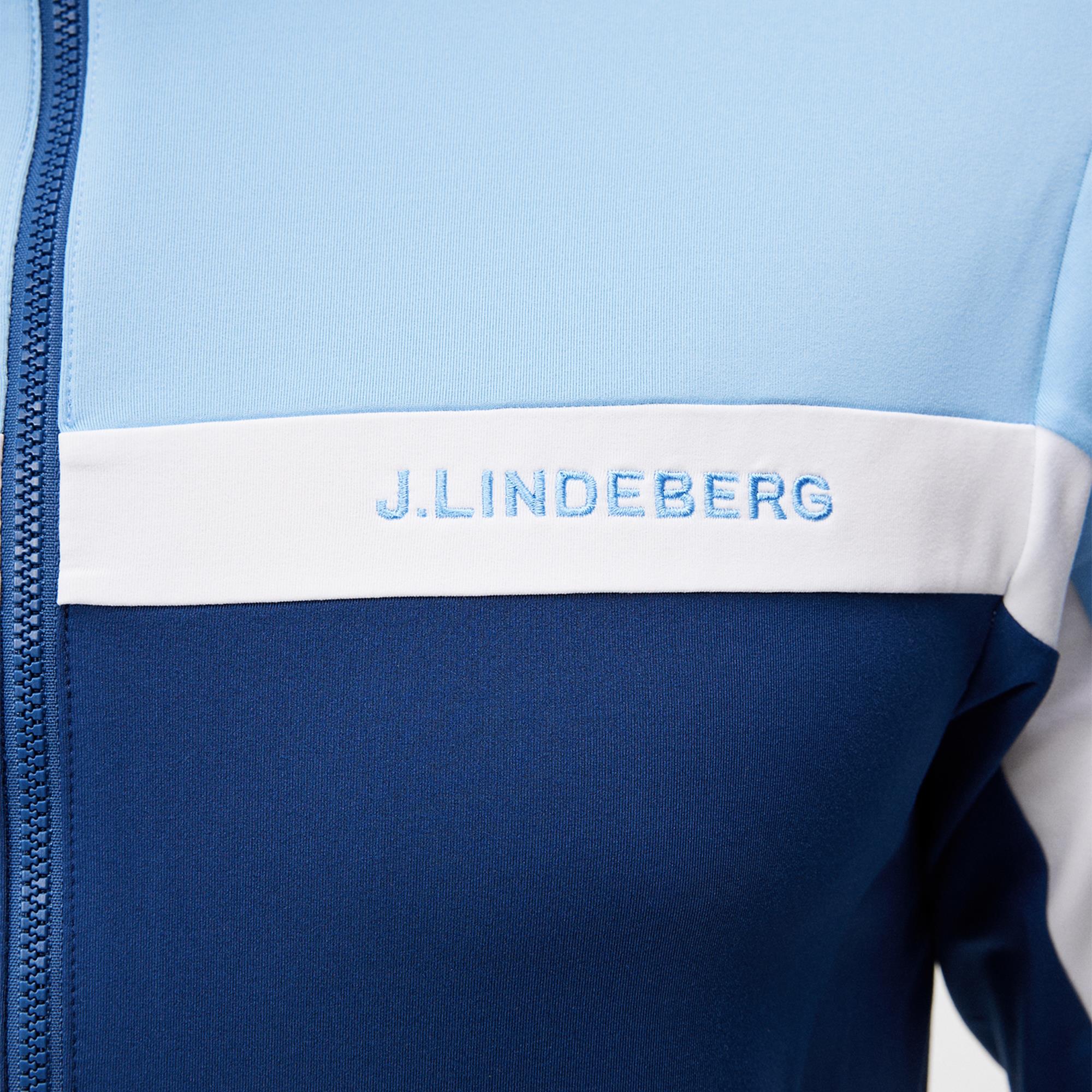 J Lindeberg Jarvis Mens Golf Mid Layer Little Boy Blue
