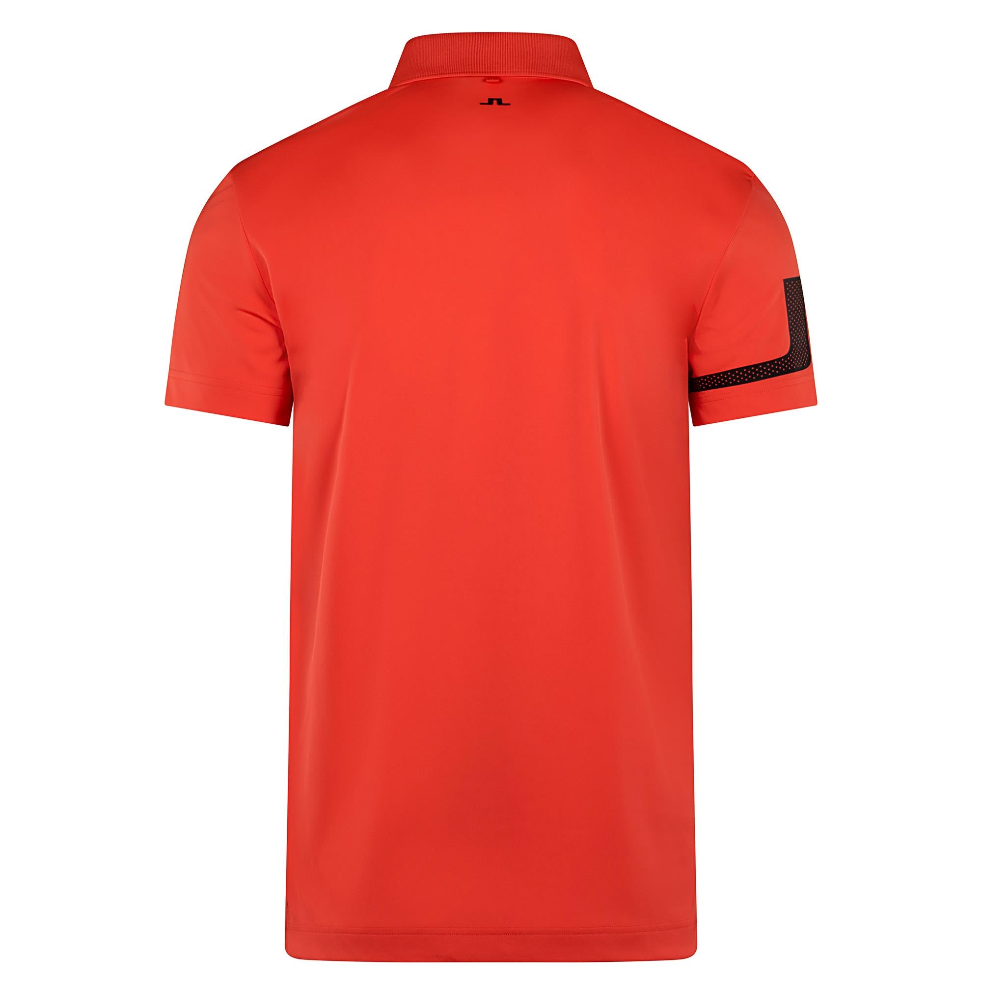 J Lindeberg Golf Heath Polo Shirt Hot Coral