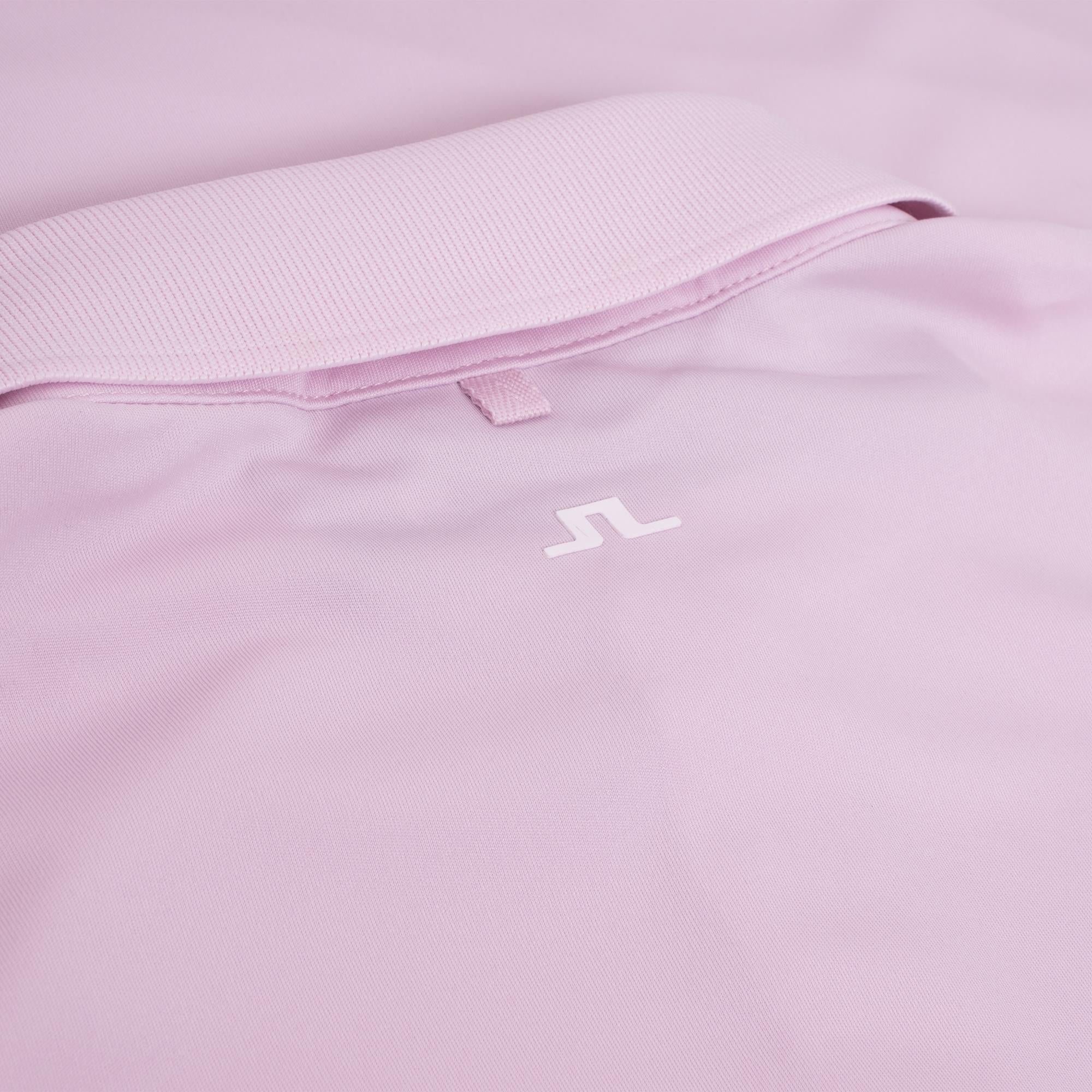 J Lindeberg Golf Heath Polo Shirt Cradle Pink