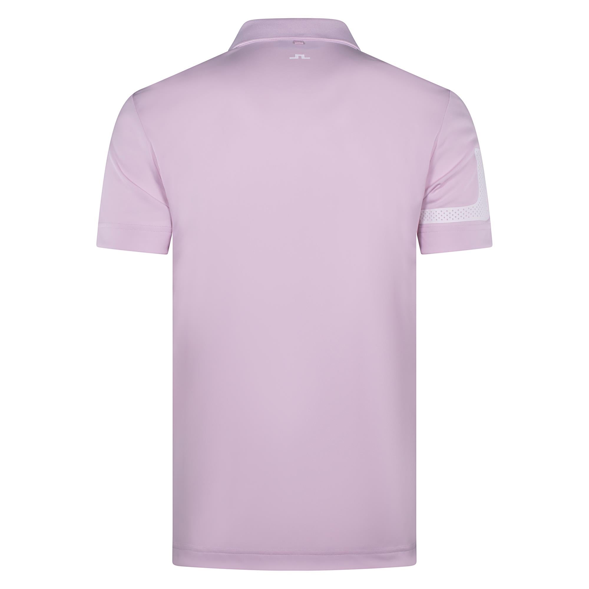 J Lindeberg Golf Heath Polo Shirt Cradle Pink