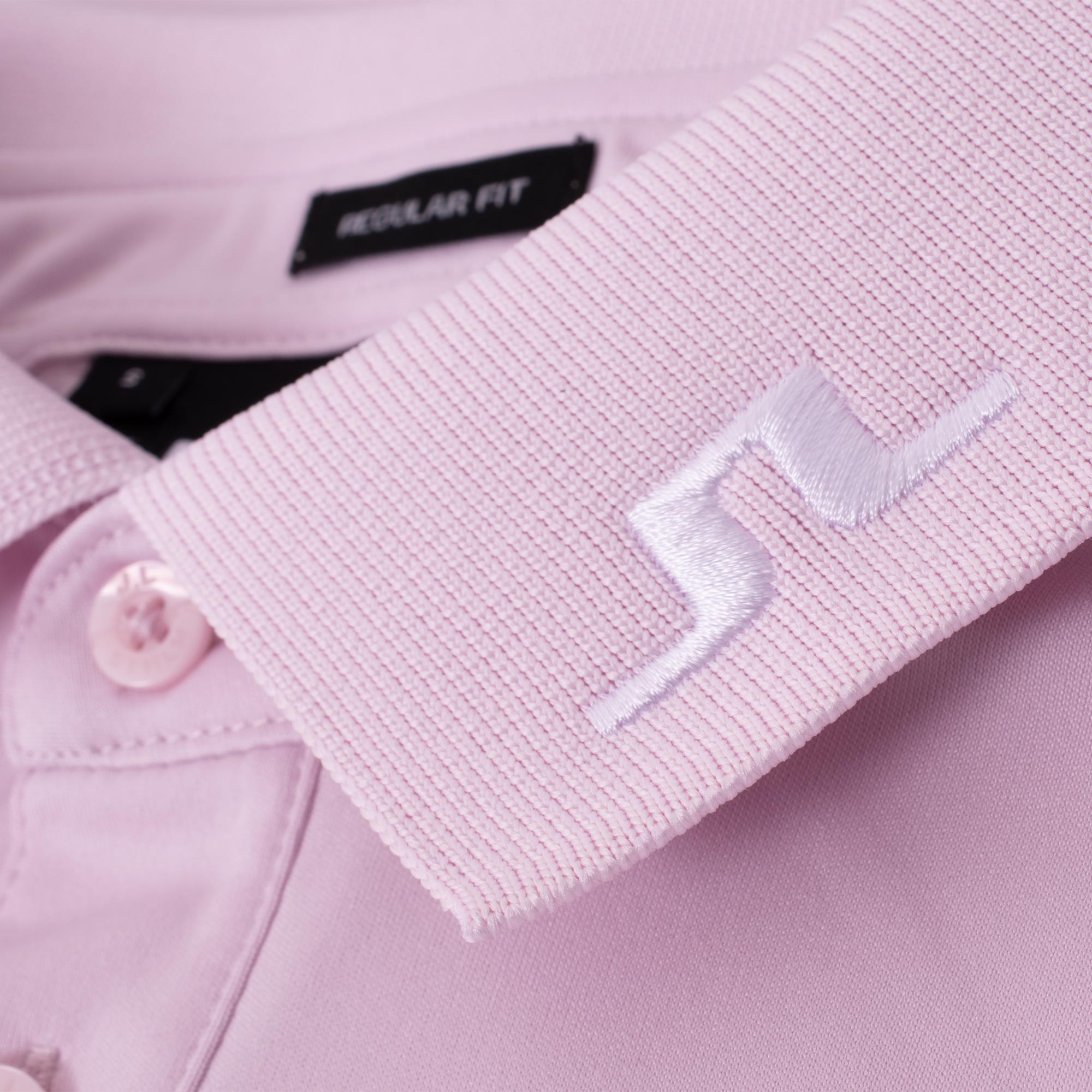 J Lindeberg Golf Heath Polo Shirt Cradle Pink