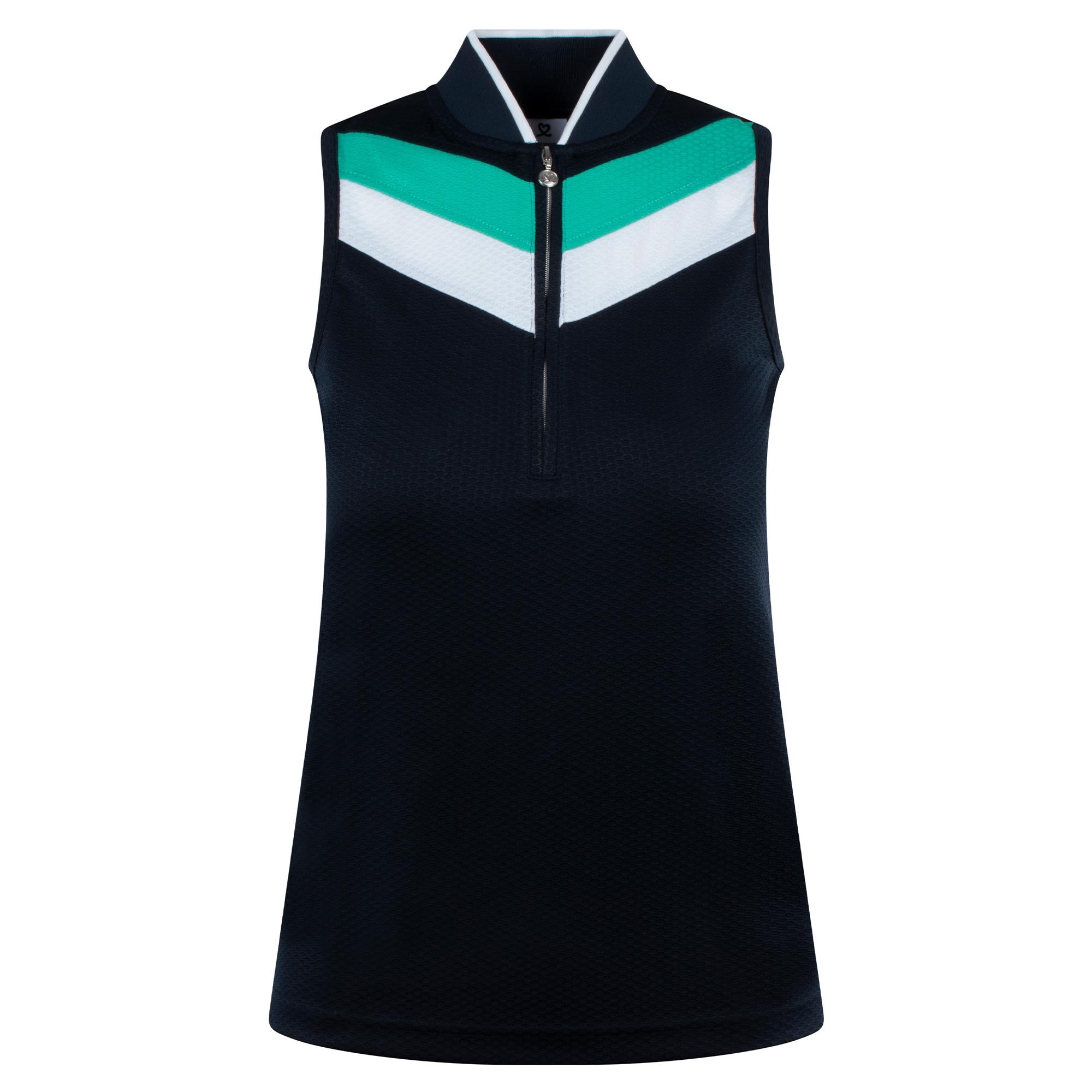 Daily Sports Menton Ladies Sleeveless  Polo Shirt Navy