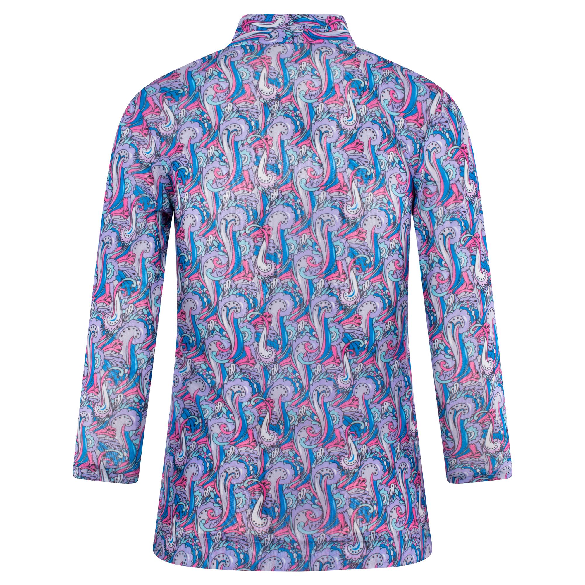 Daily Sports Hype Mesh Ladies 3/4 Sleeve  Polo Shirt