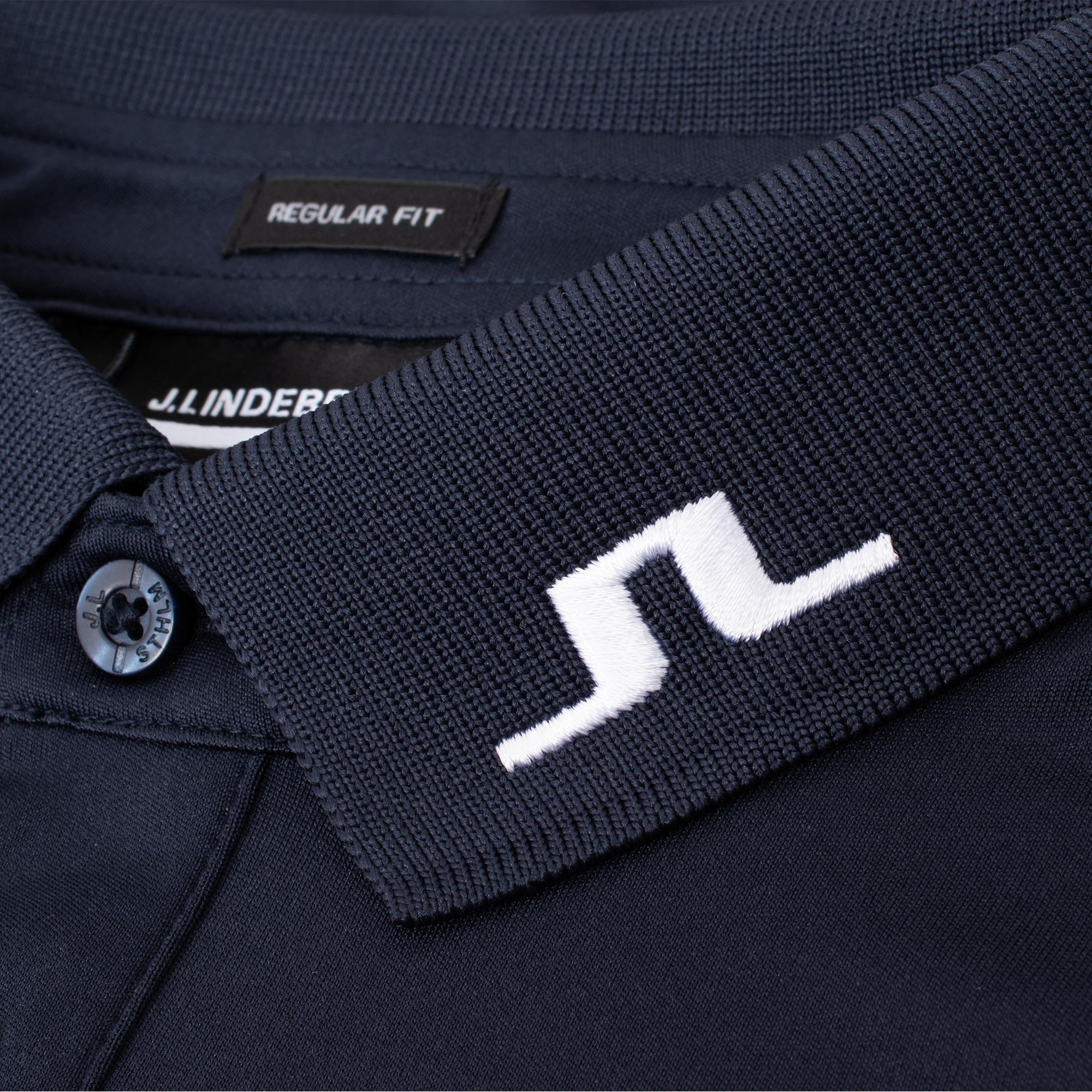 J Lindeberg KV Regular Fit Mens Golf Polo Shirt Navy