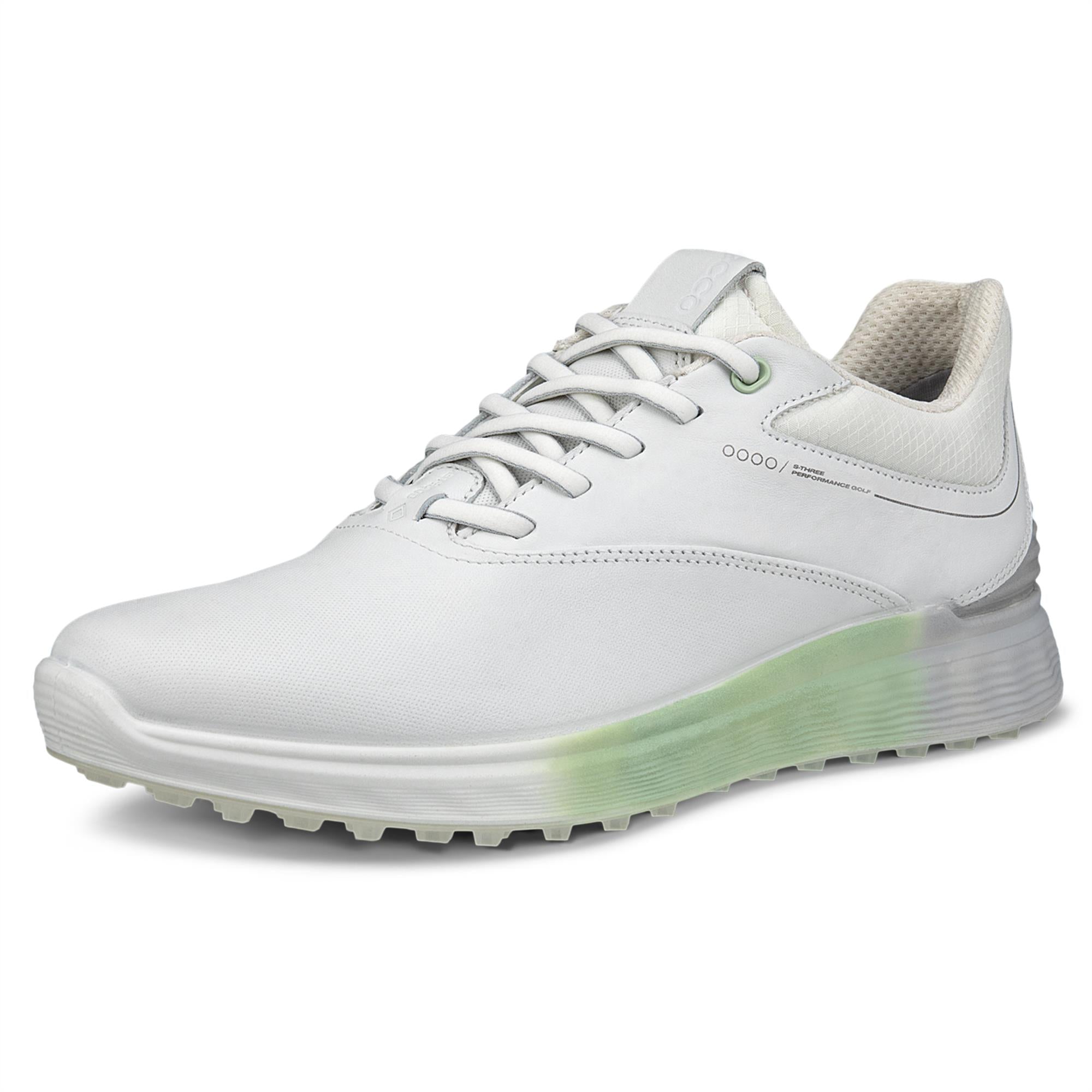 Ecco S-Three Gore-Tex Ladies Golf Shoes White/Matcha