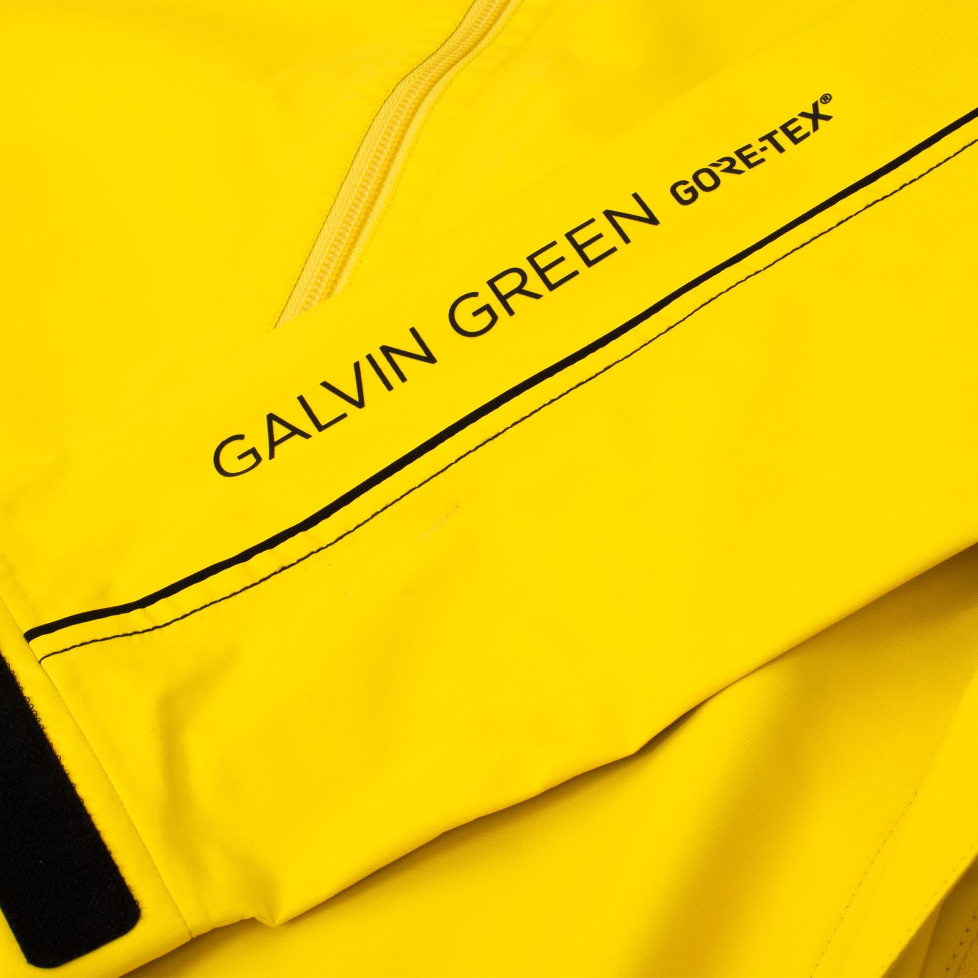 Galvin Green Alec Paclite Gore-Tex Mens Waterproof Golf Jacket Yellow