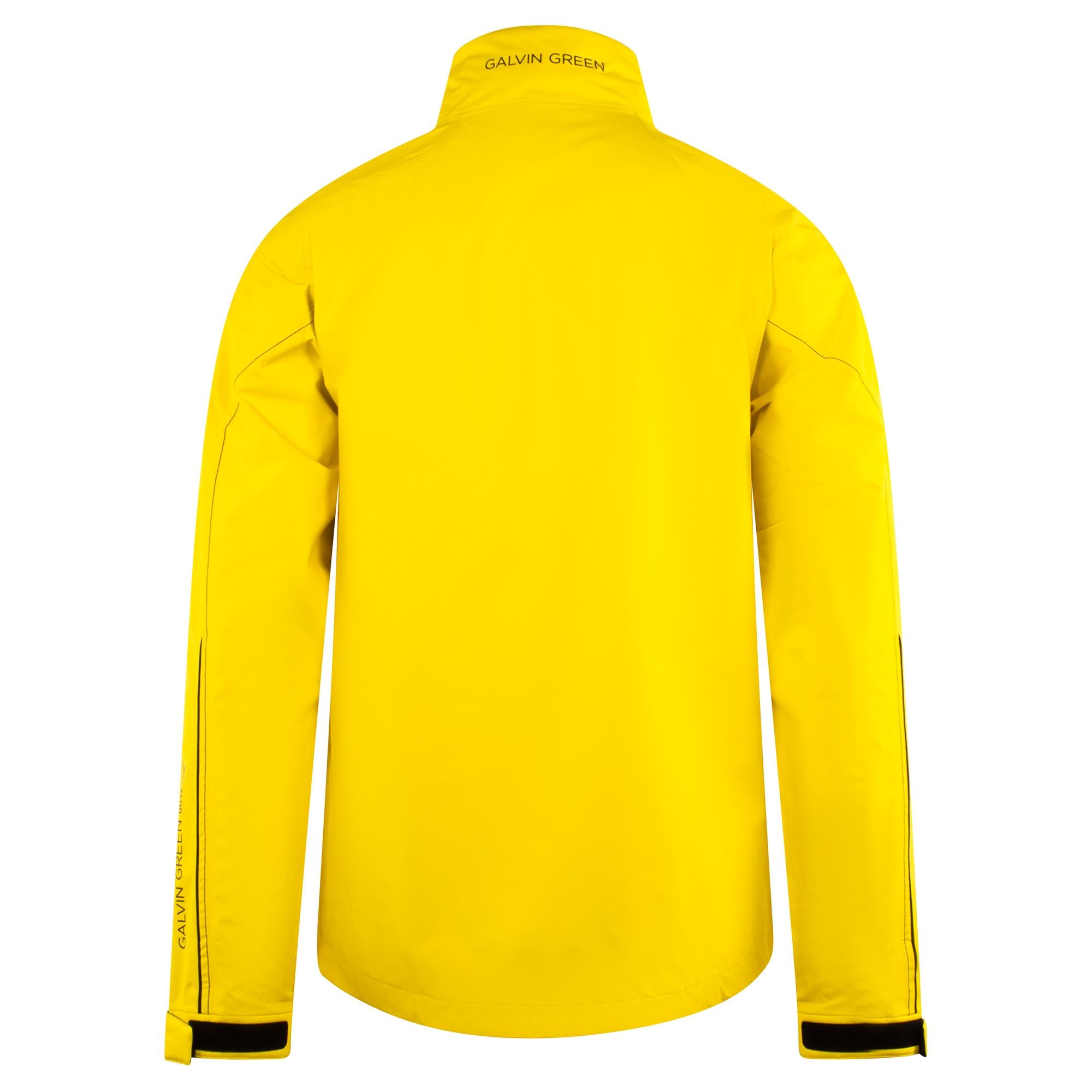 Galvin Green Alec Paclite Gore-Tex Mens Waterproof Golf Jacket Yellow
