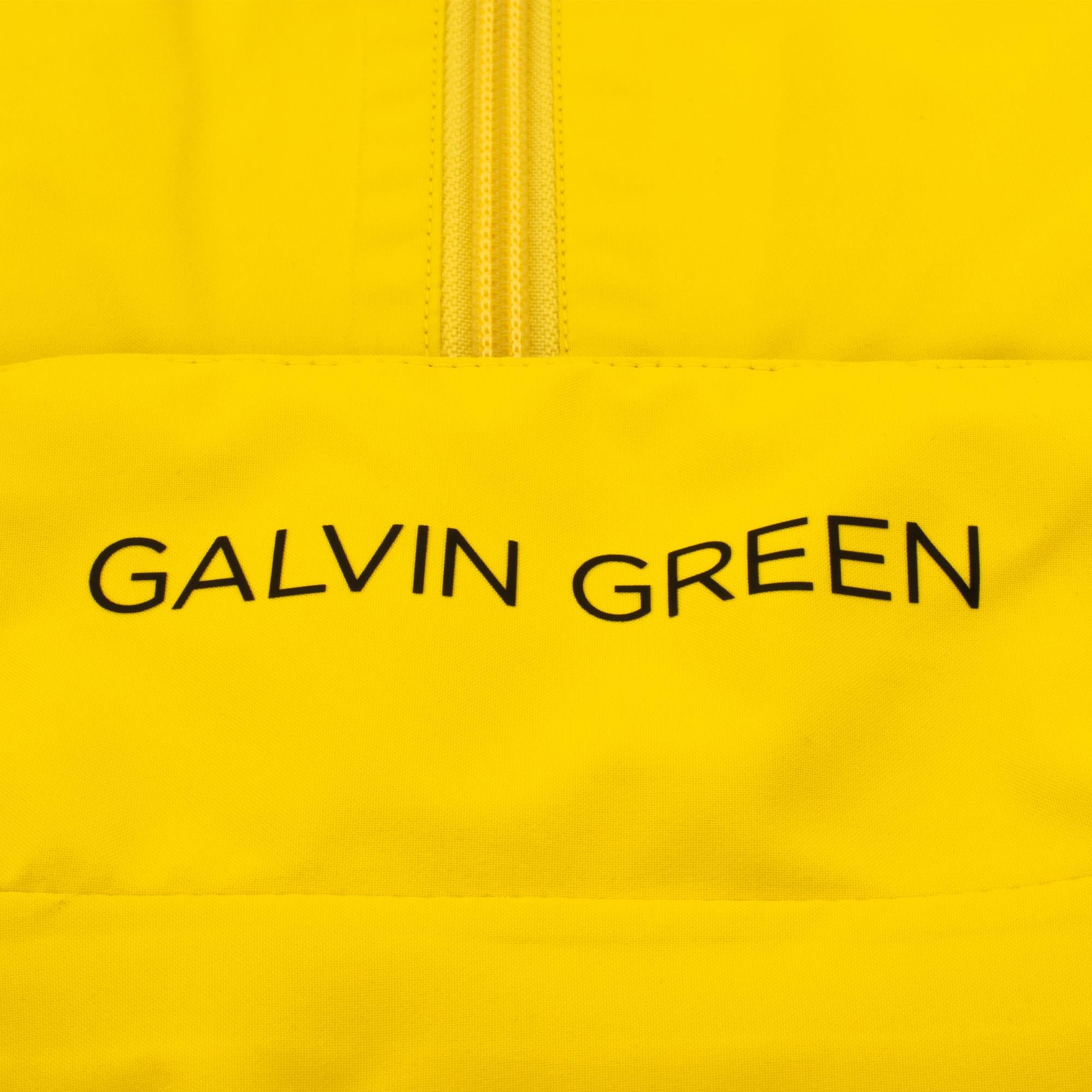 Galvin Green Alec Paclite Gore-Tex Mens Waterproof Golf Jacket Yellow