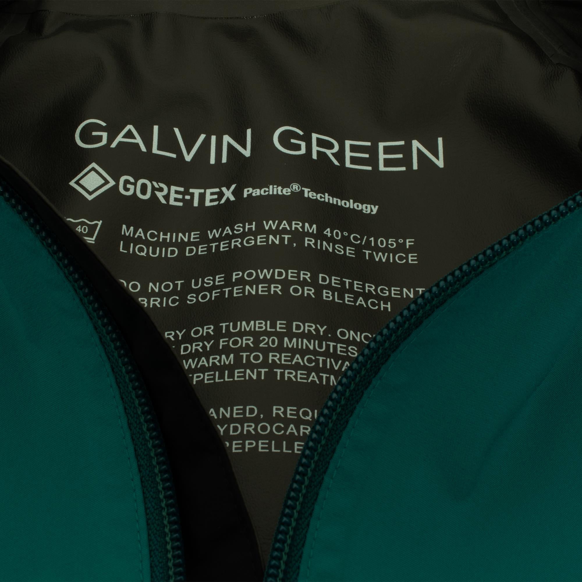 Galvin Green Alec Paclite Gore-Tex Mens Waterproof Golf Jacket Petrol