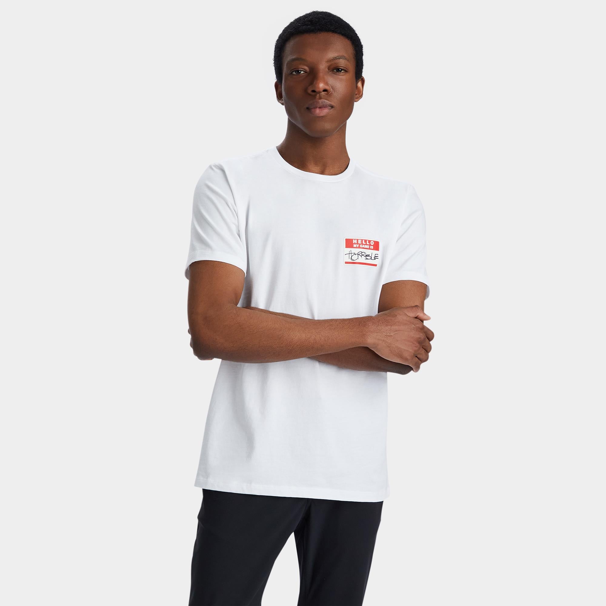 G/FORE Hello My Game Horrible Is T-Shirt Snow