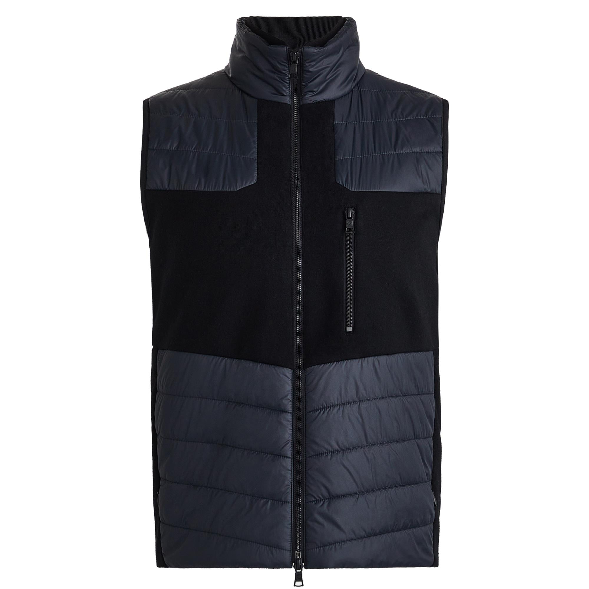 G/FORE Skull & T's Merino Full Zip Vest Onyx