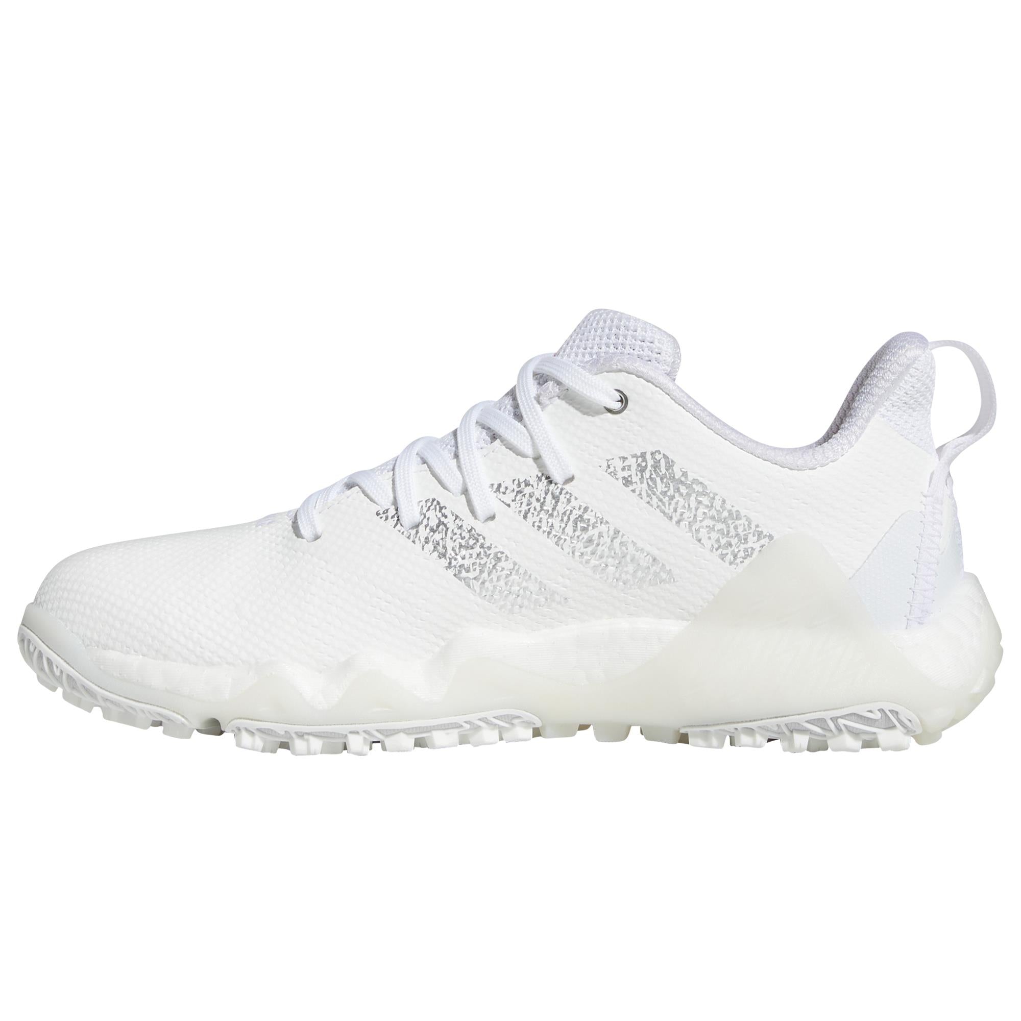 Adidas Codechaos 22 Ladies Golf Shoes White/Silver Metallic/Clear Pink
