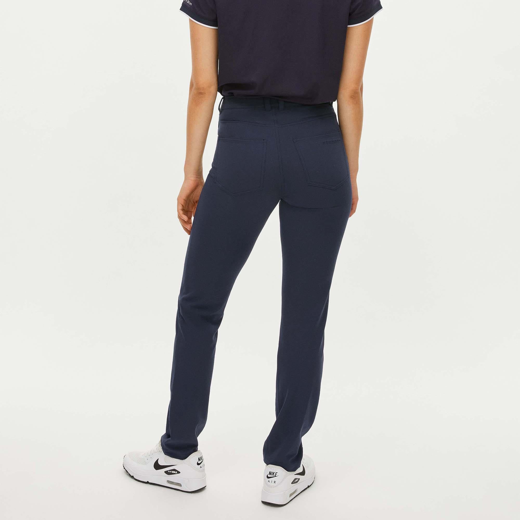 Rohnisch Chie Comfort Stretch Ladies Golf Pants 32 Inch Leg Navy