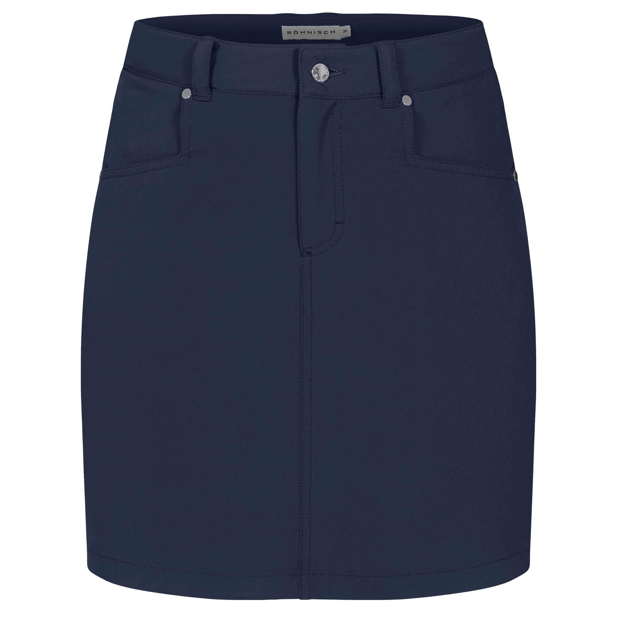 Rohnisch Chie Comfort Stretch Ladies Golf Skort Navy