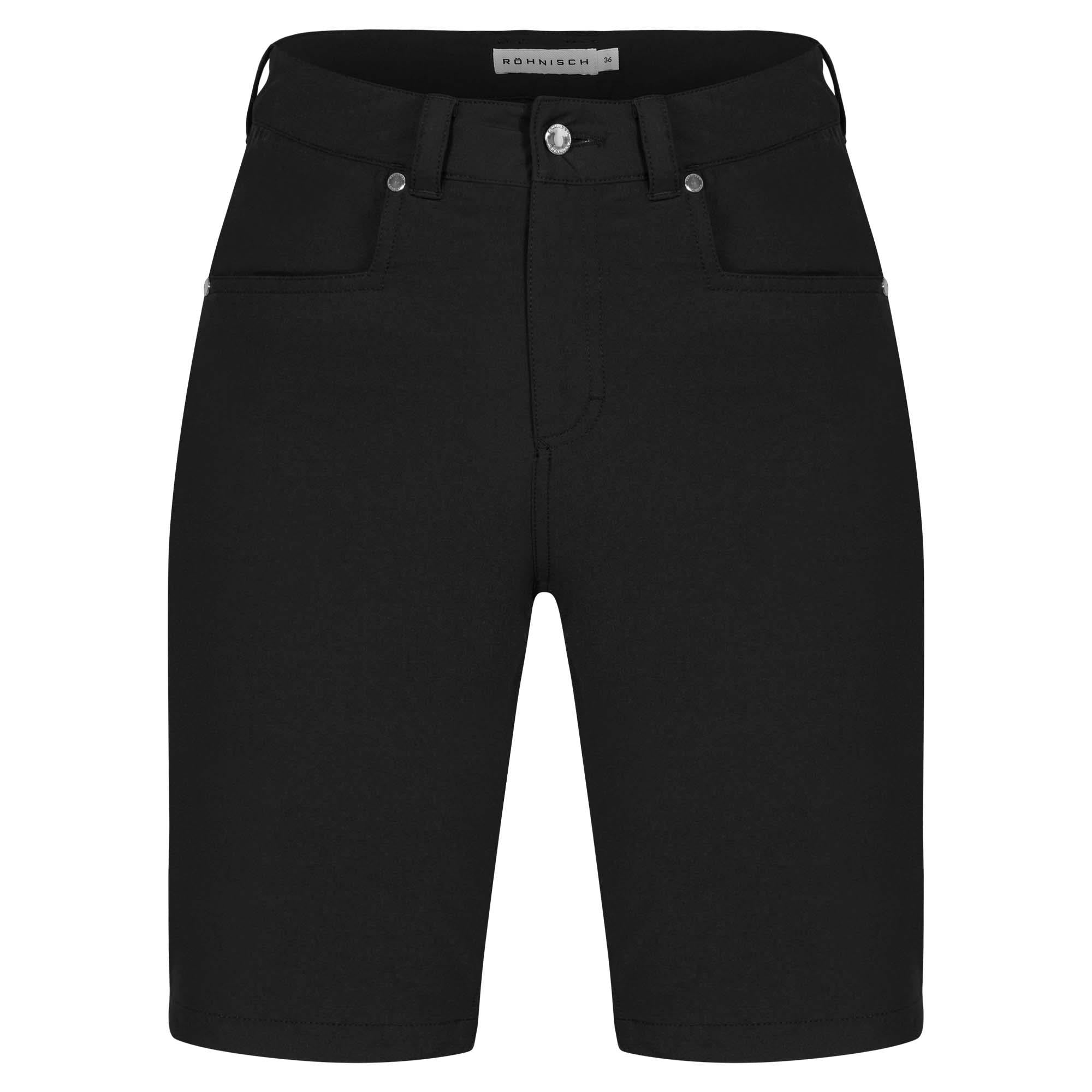 Rohnisch Chie Comfort Stretch Ladies Golf Bermuda Shorts Black