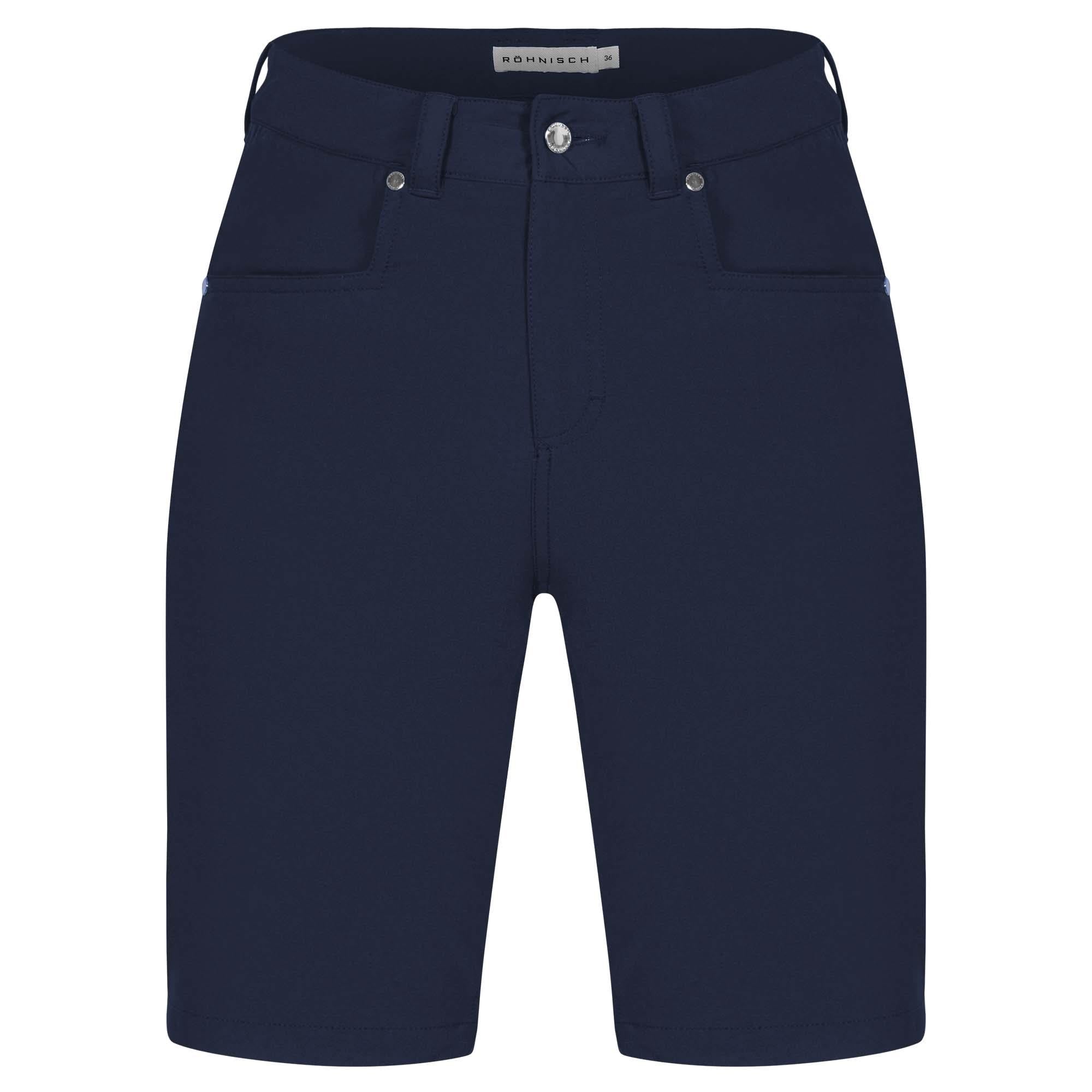 Rohnisch Chie Comfort Stretch Ladies Golf Bermuda Shorts Navy
