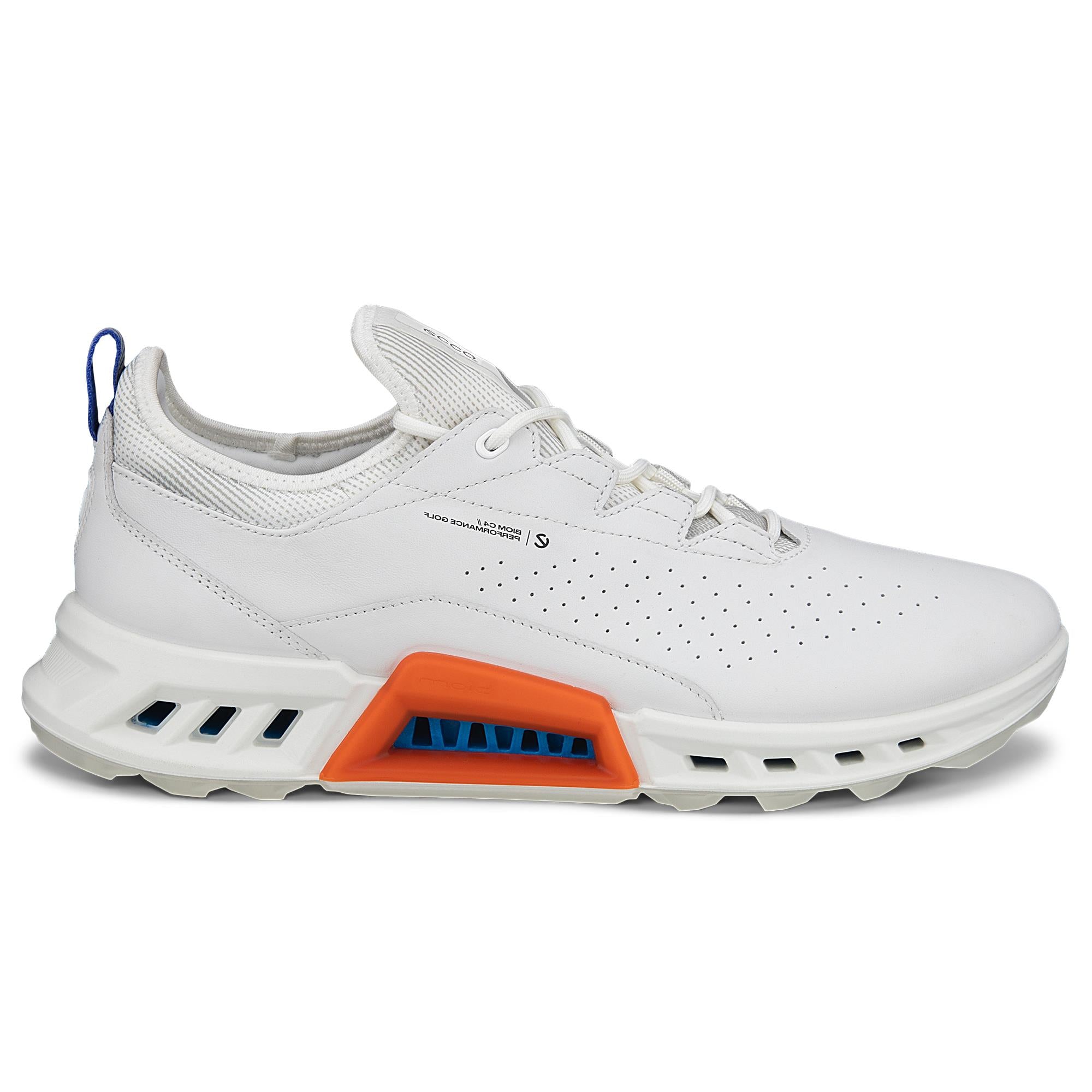 Ecco Biom C4 Gore-Tex Mens Golf Shoes White/Mazarine Blue