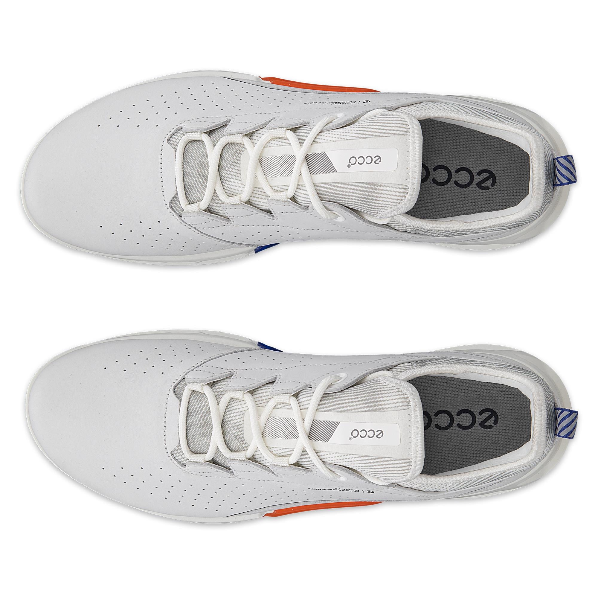 Ecco Biom C4 Gore-Tex Mens Golf Shoes White/Mazarine Blue