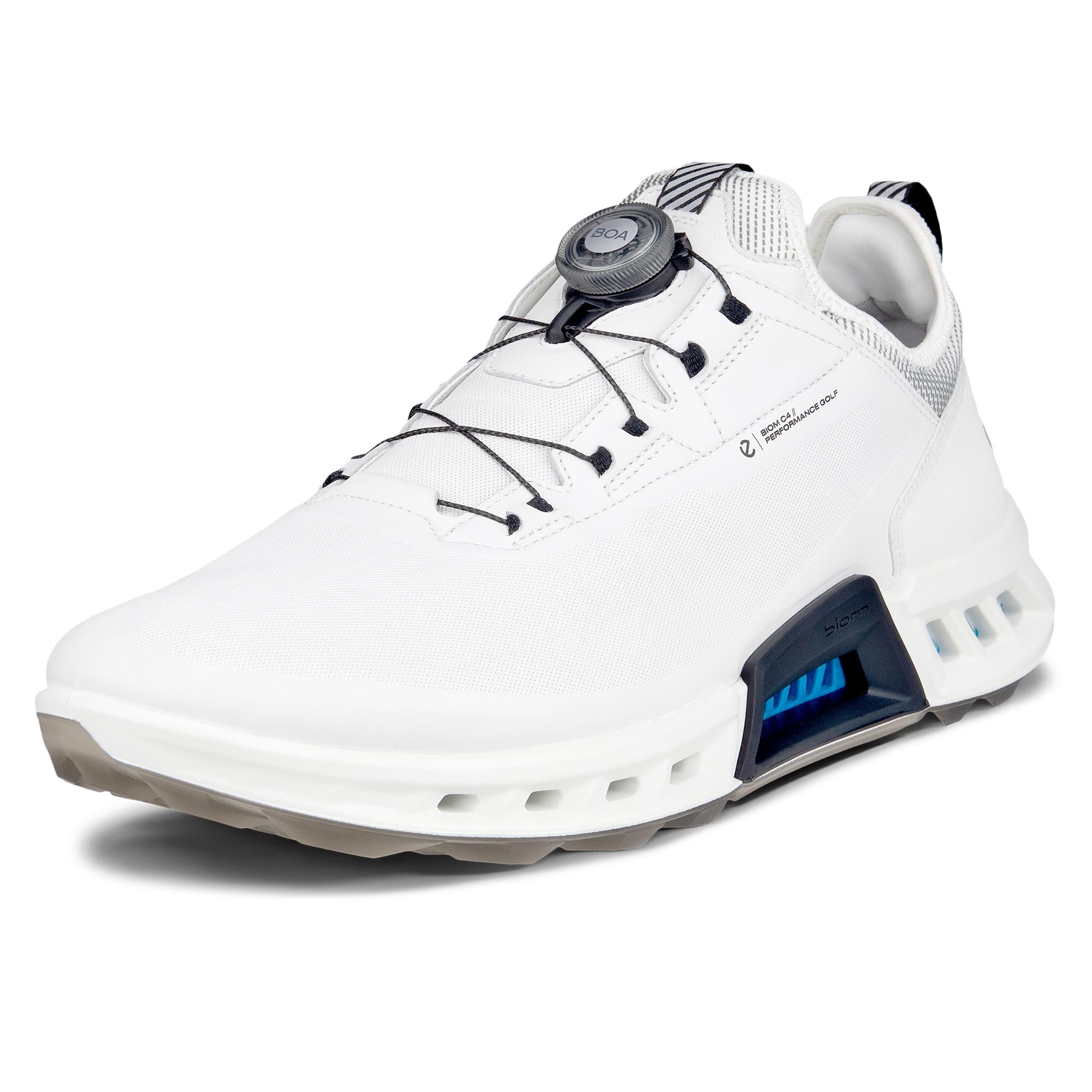 Ecco Biom C4 BOA Gore-Tex Mens Golf Shoe White/Black