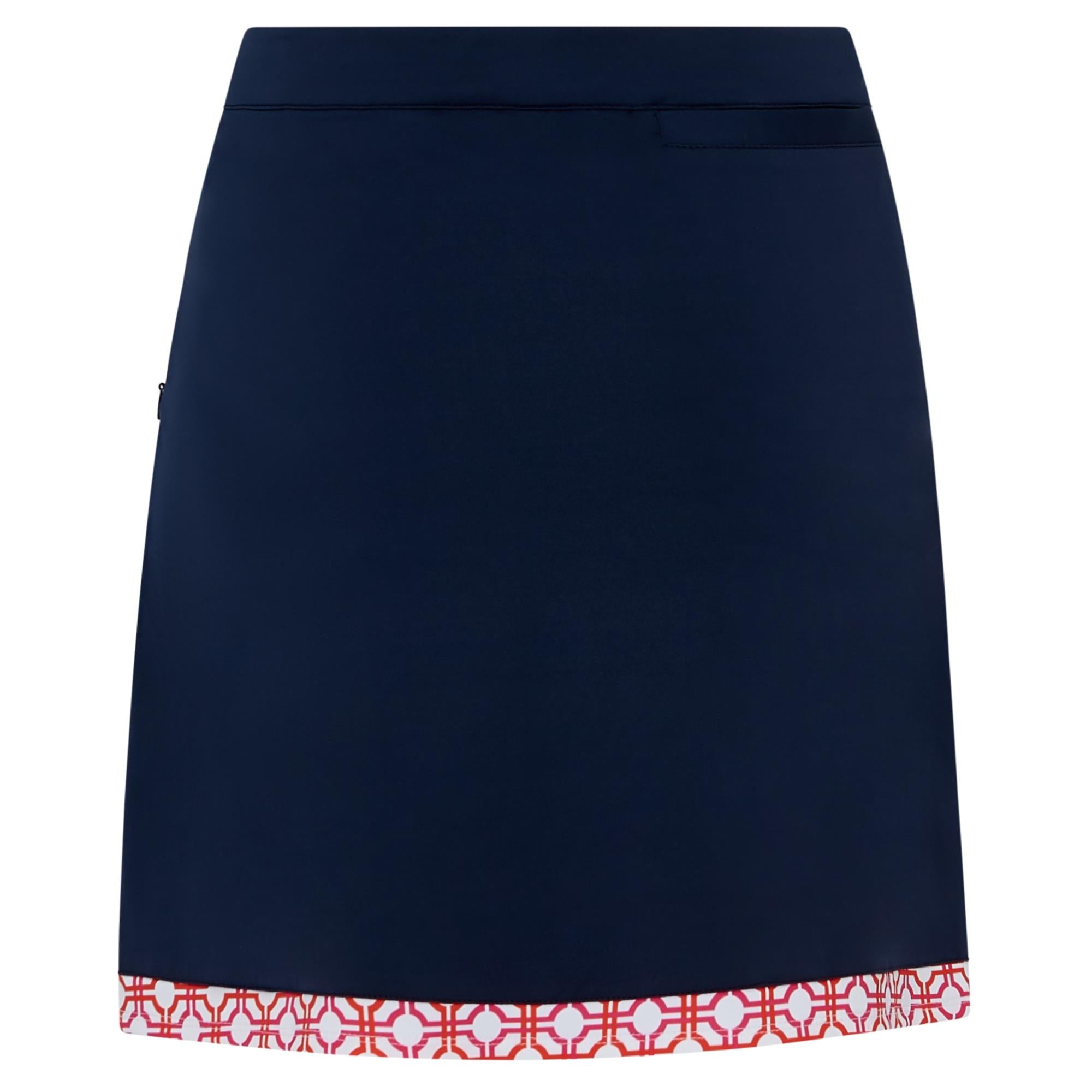 Swing Out Sister Milly Pattern Calloped Ladies Golf Skort Lush Pink/Mandarin