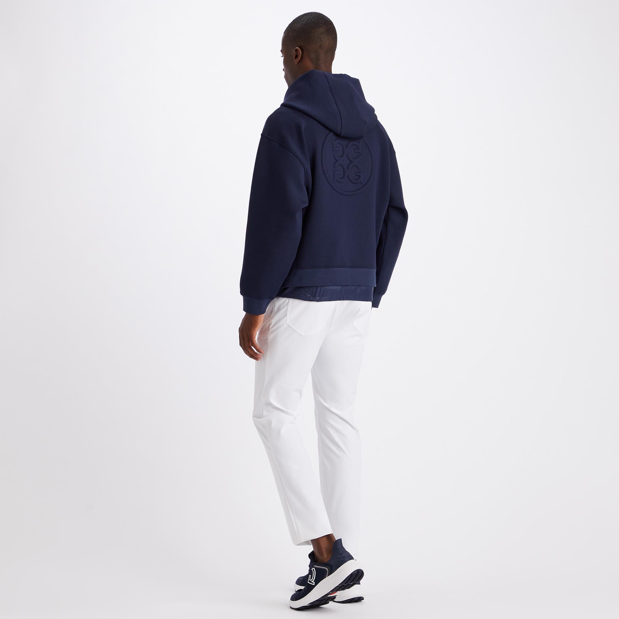 G/FORE Double Knit Spacer Jersey Hoodie Twilight