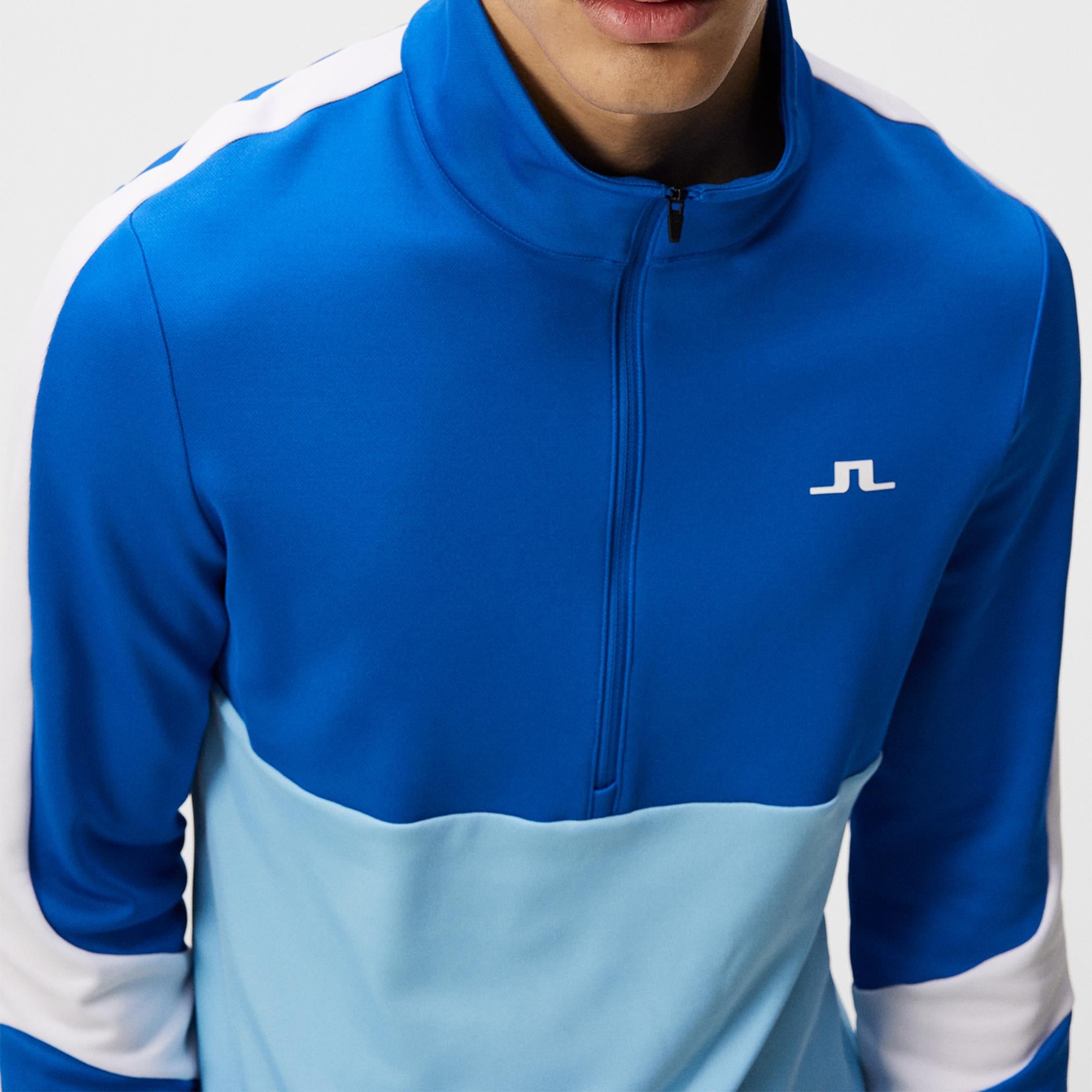 J Lindeberg Carl Mens Golf Mid Layer Baltic Sea