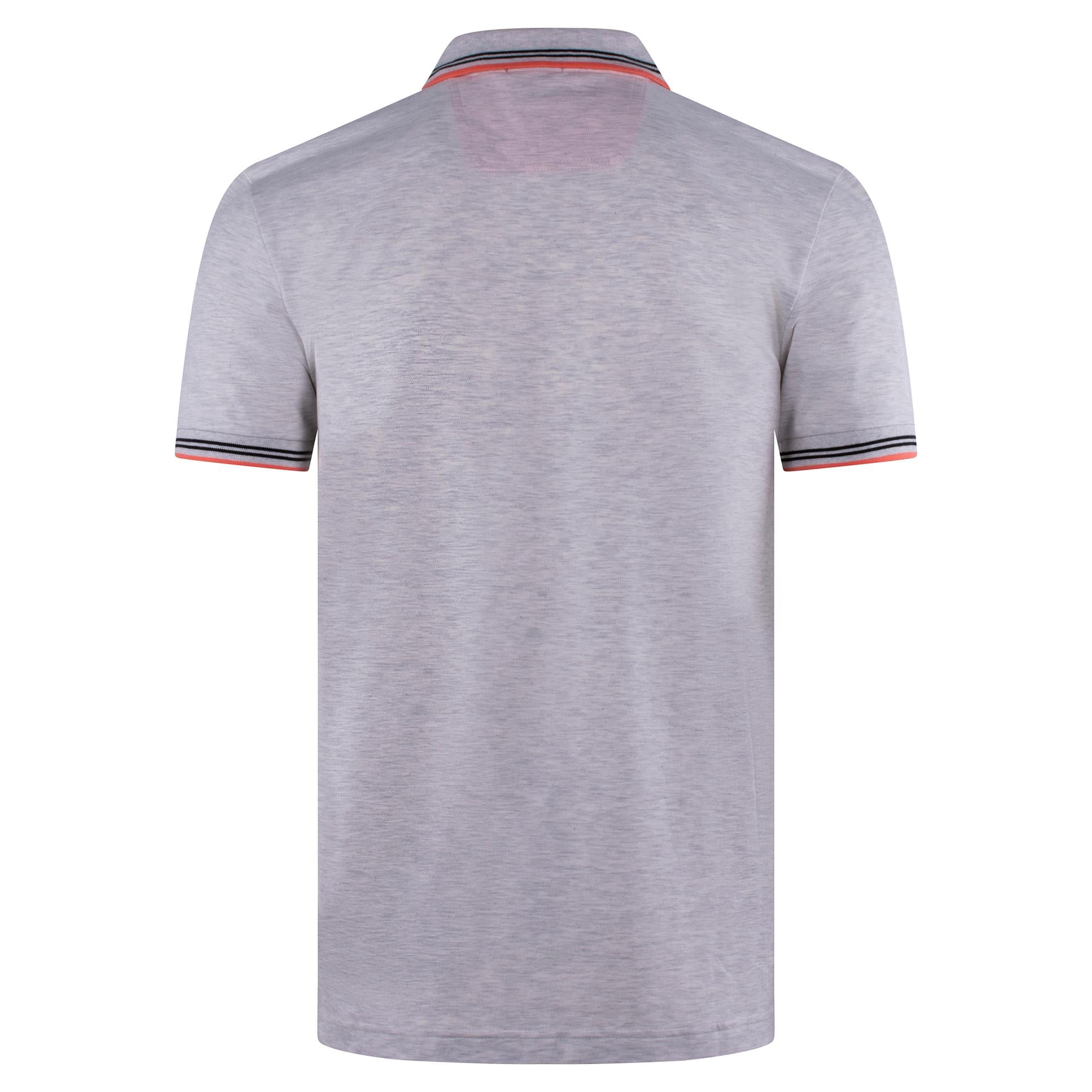 Boss Paul Polo Shirt Bright Light Pastel Grey