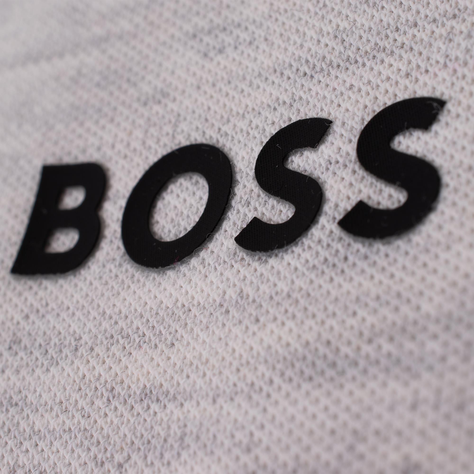 Boss Paul Polo Shirt Bright Light Pastel Grey
