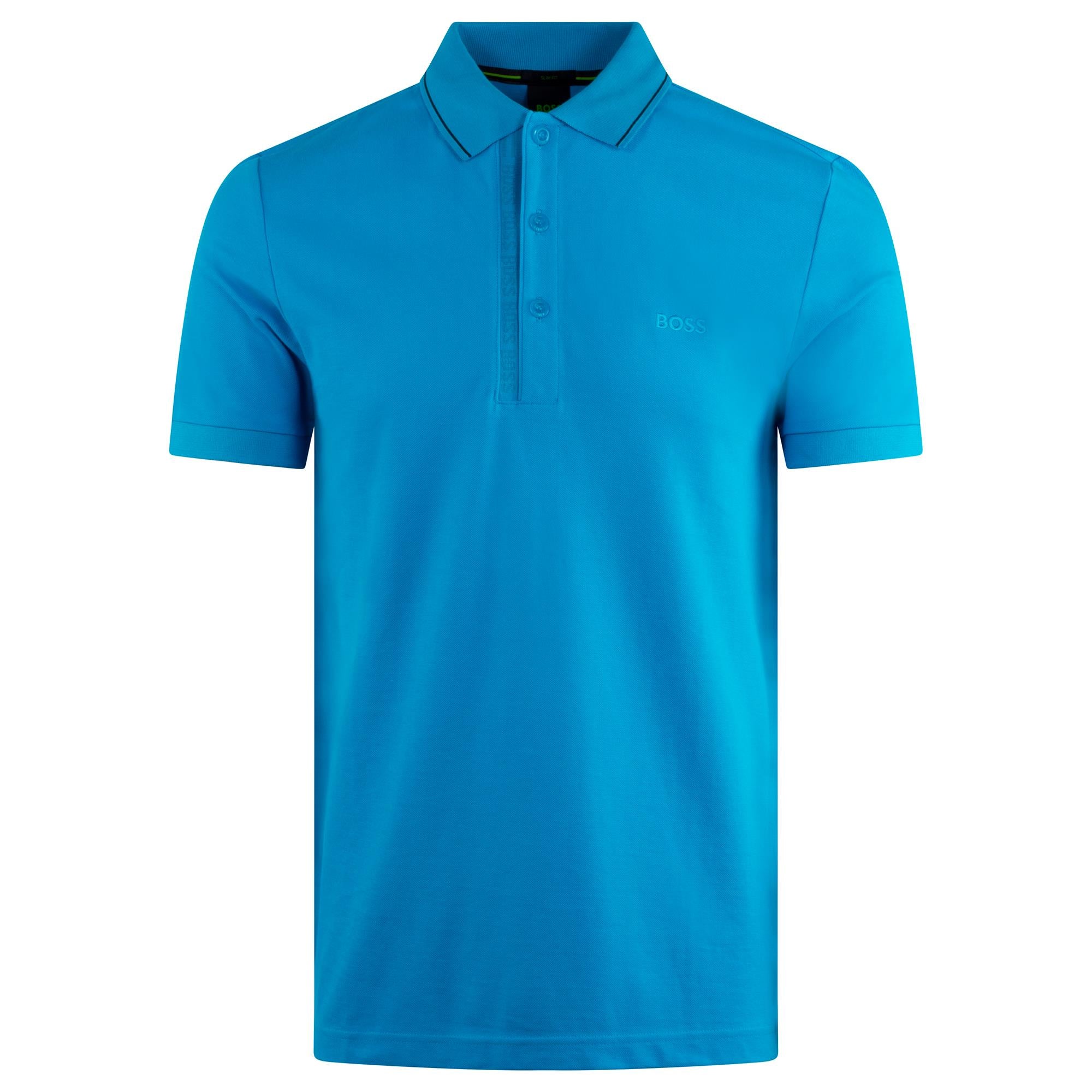 Boss Paule 4 Polo Shirt Turquoise/Aqua
