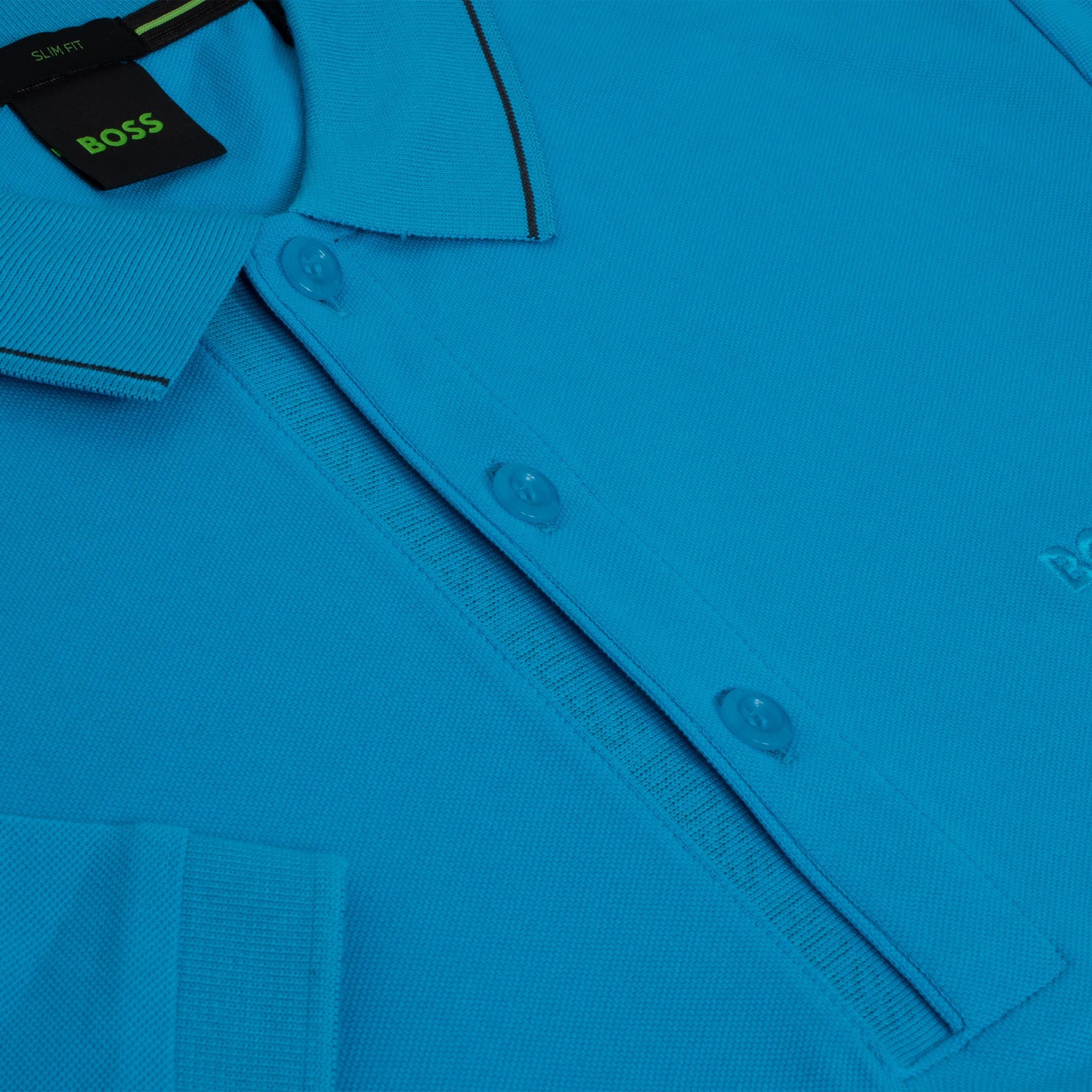 Boss Paule 4 Polo Shirt Turquoise/Aqua