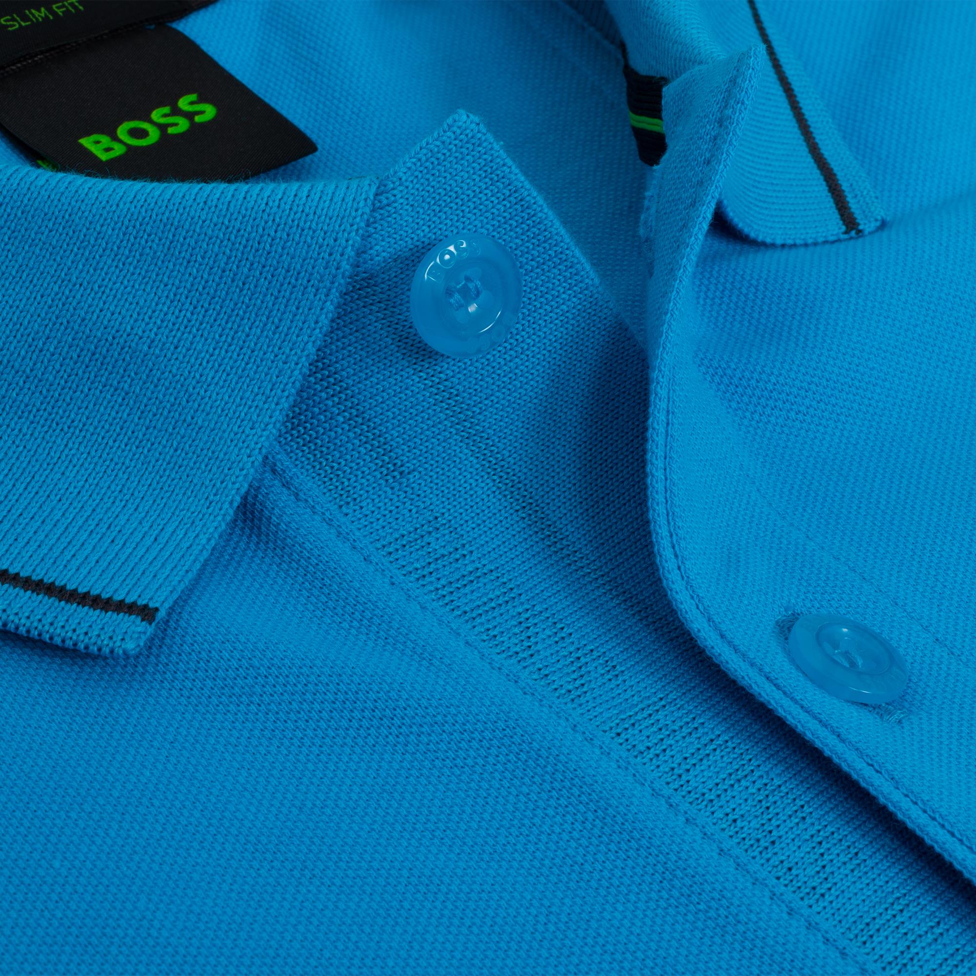 Boss Paule 4 Polo Shirt Turquoise/Aqua