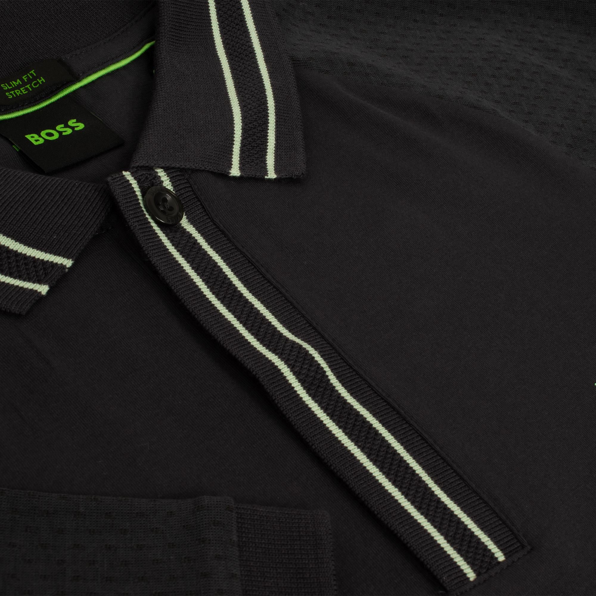 Boss Paule 2 Polo Shirt Charcoal