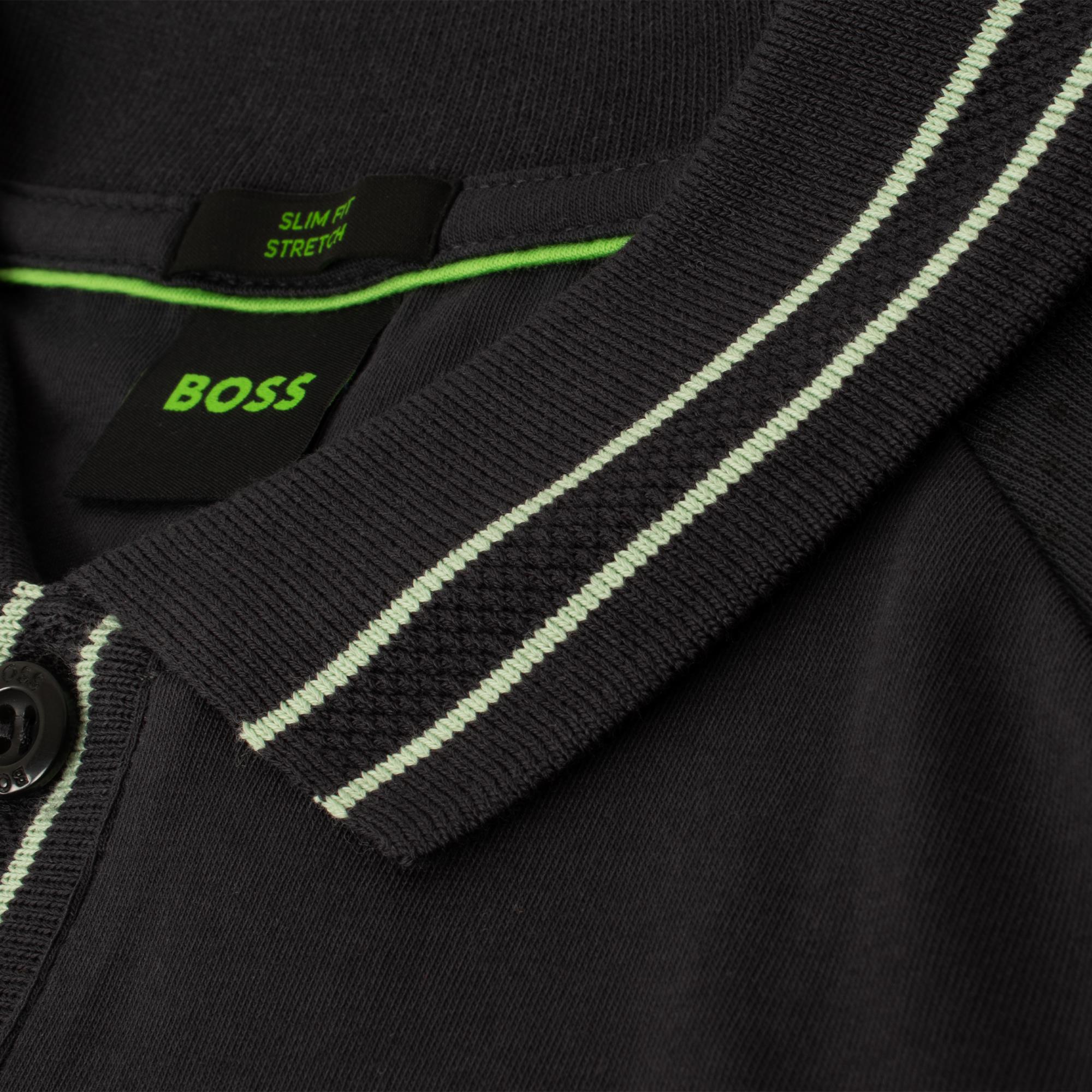 Boss Paule 2 Polo Shirt Charcoal