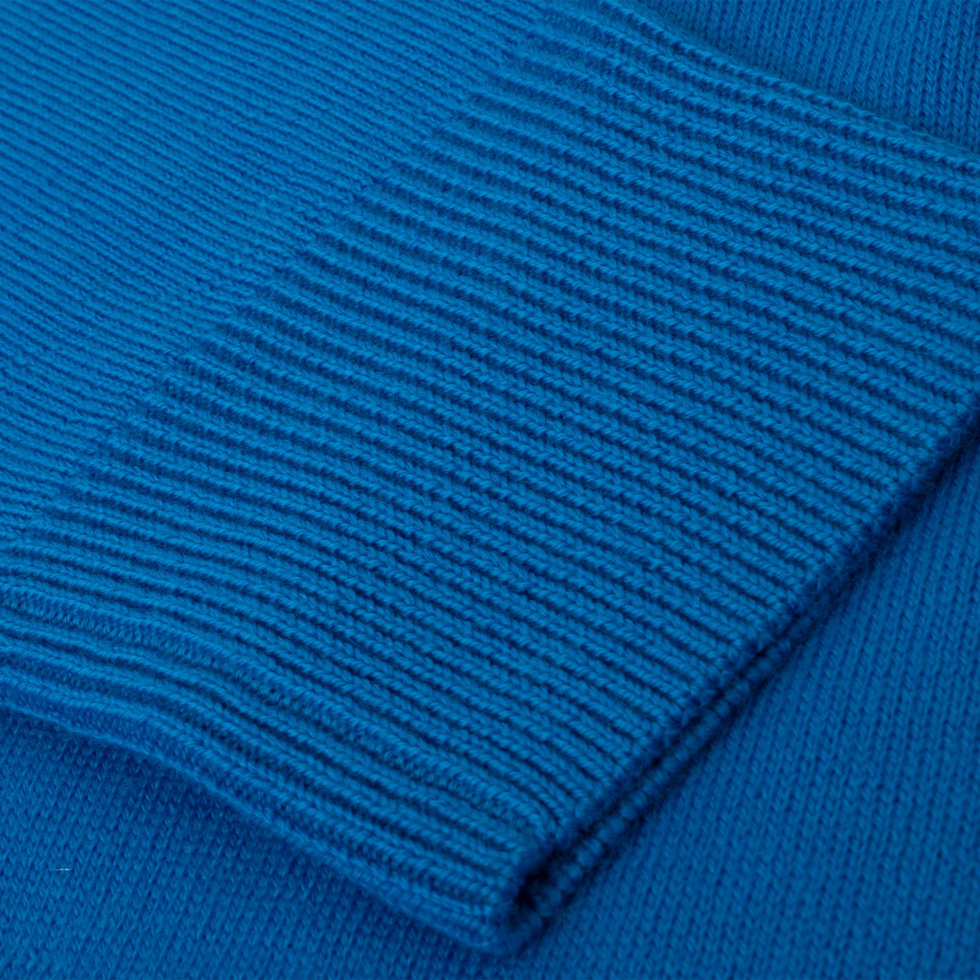 G/FORE Merino Wool Crew Neck Knitted Sweater Cerulean