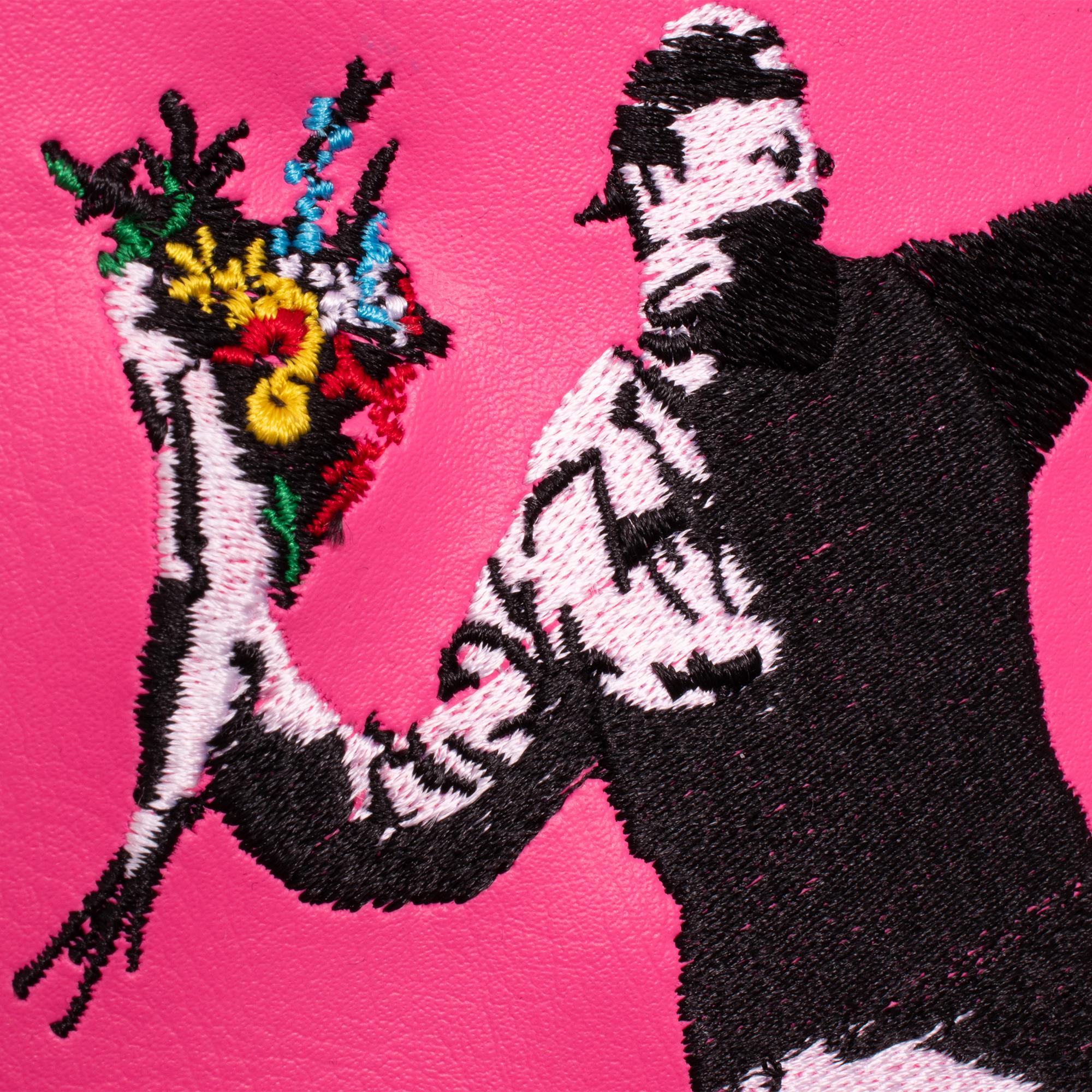 Banksy Flower Thrower Fairway Wood Headcover Pink