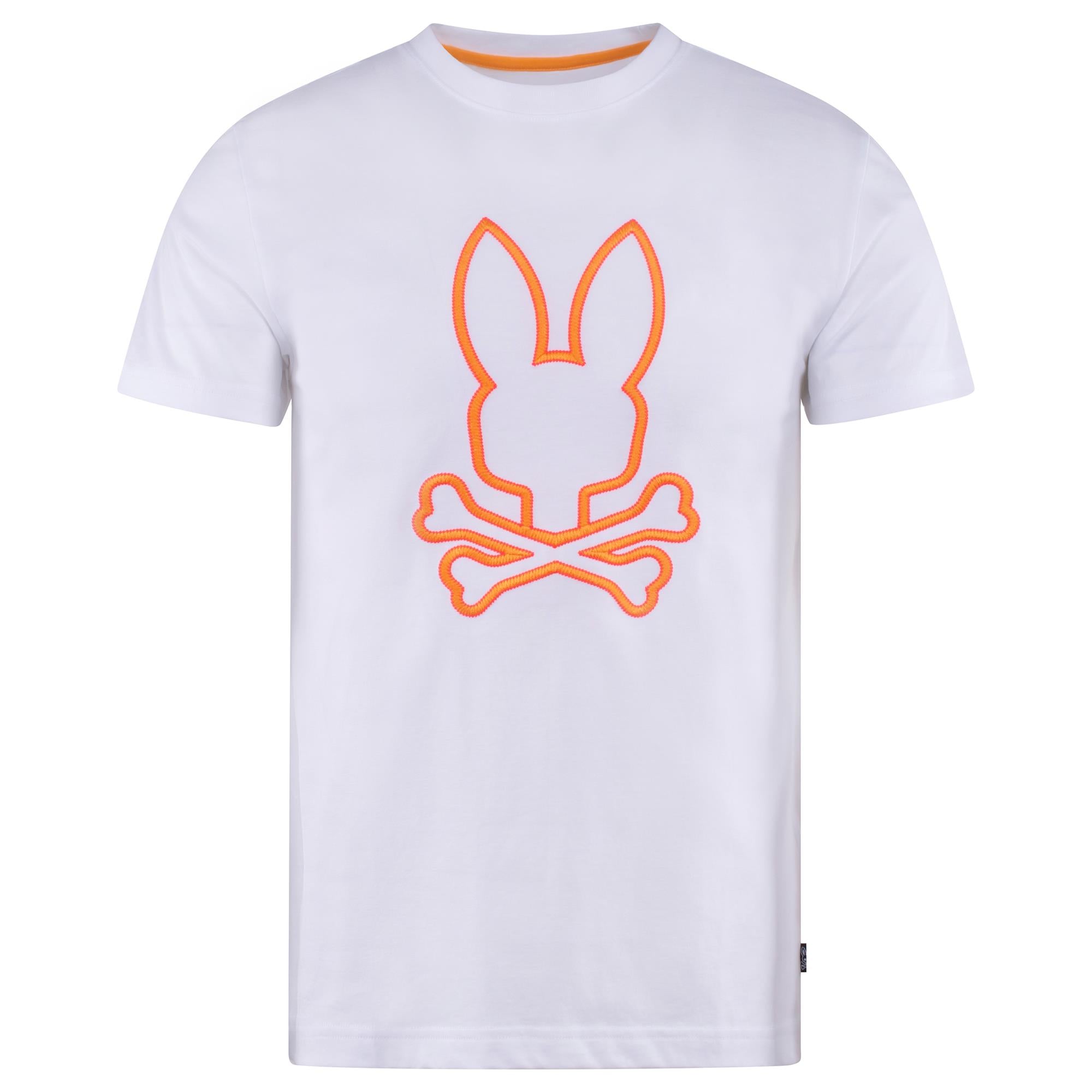 Psycho Bunny Floyd Graphic Tee White