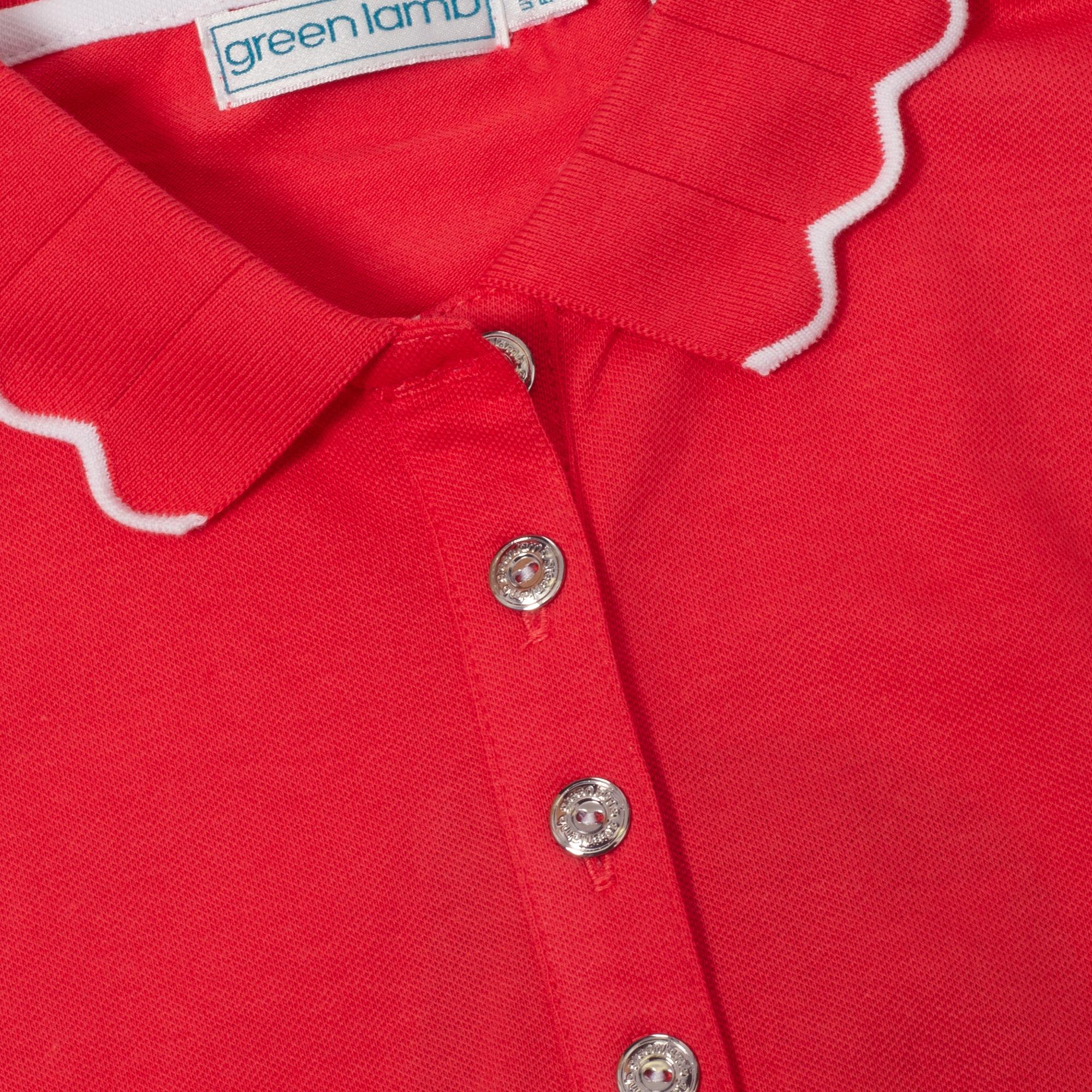 Green Lamb Nadeen Club Ladies Golf Polo Poppy