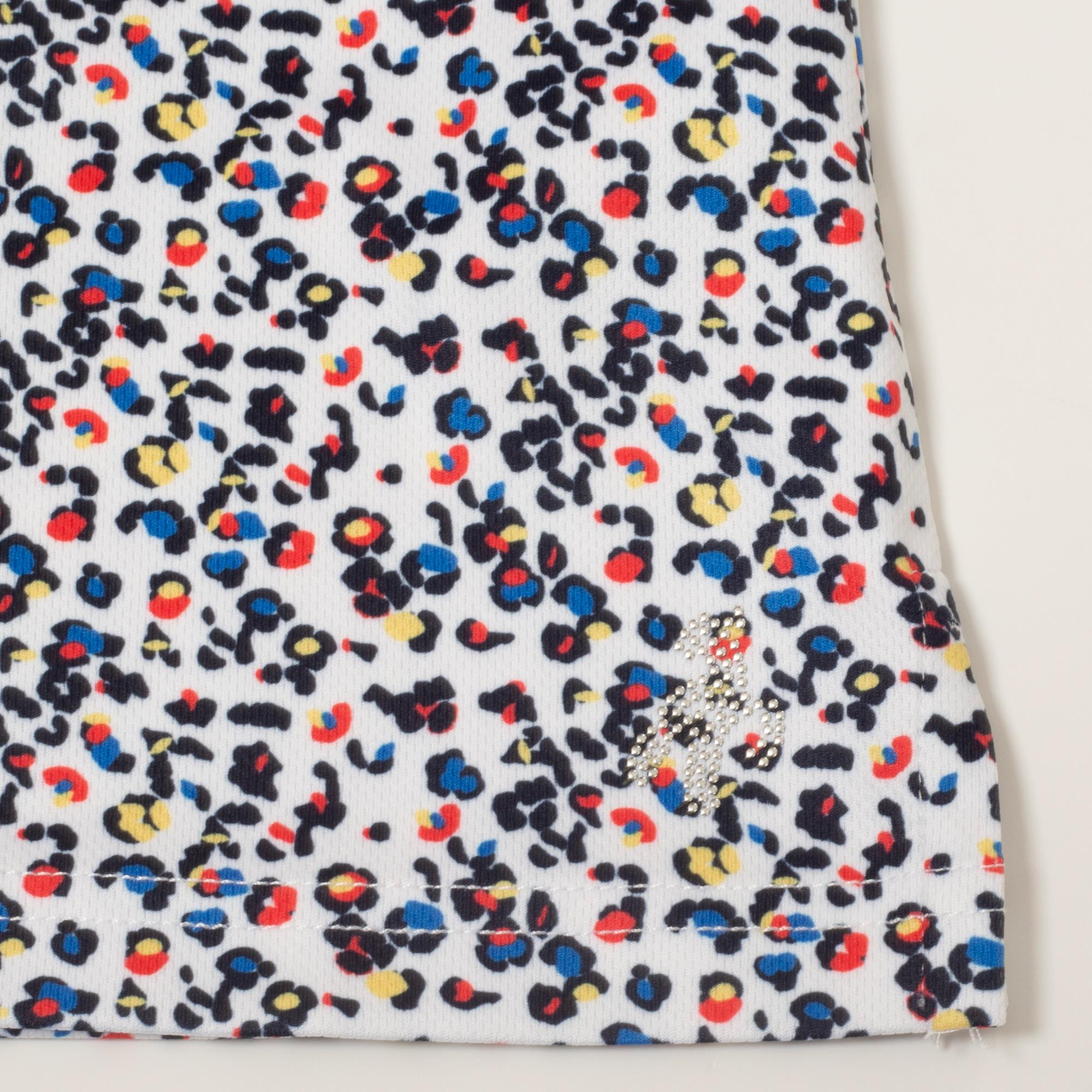 Green Lamb Natasha Half Zip Printed Ladies Sleeveless Golf Polo Shirt