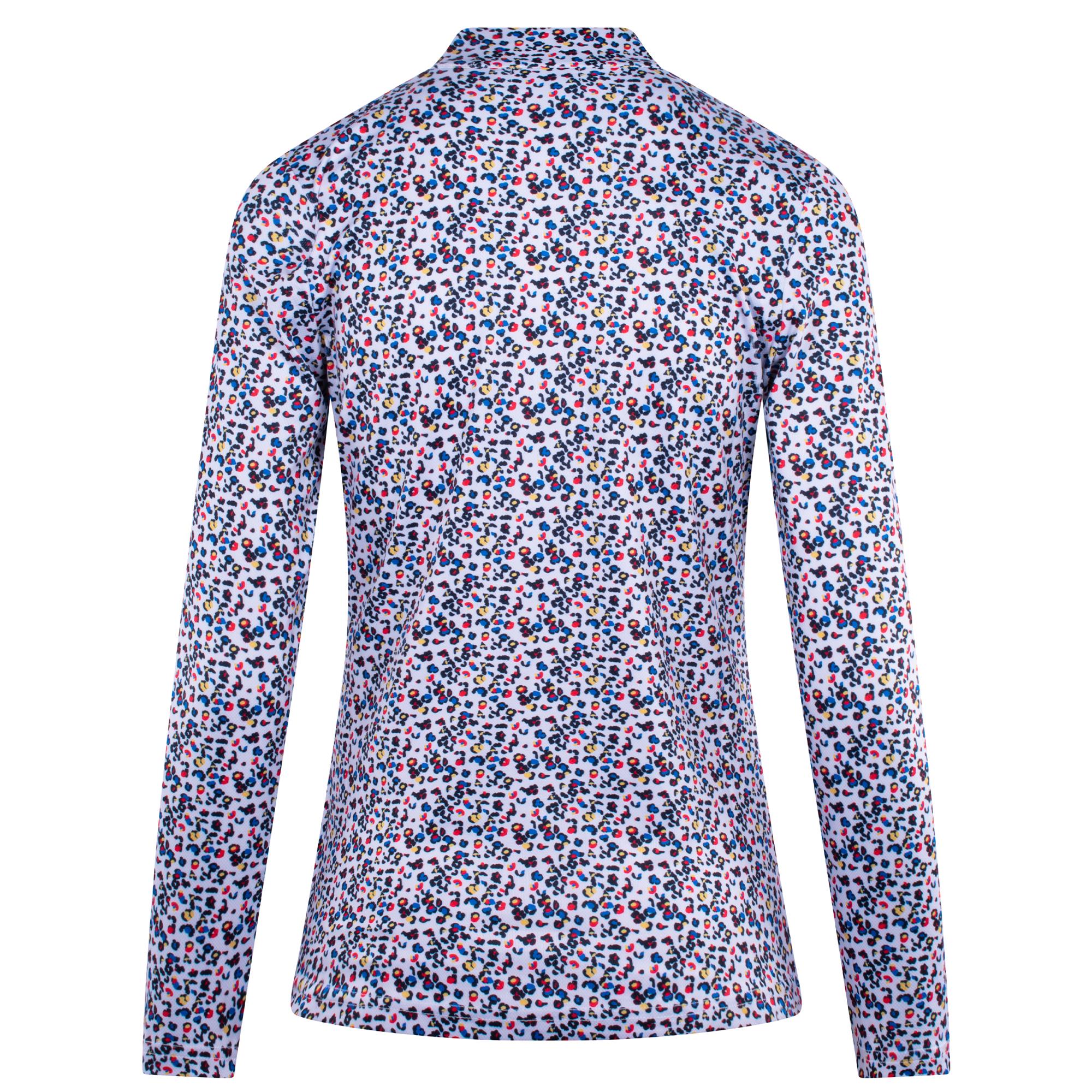 Green Lamb Nicola Printed Ladies Golf Light Mid Layer